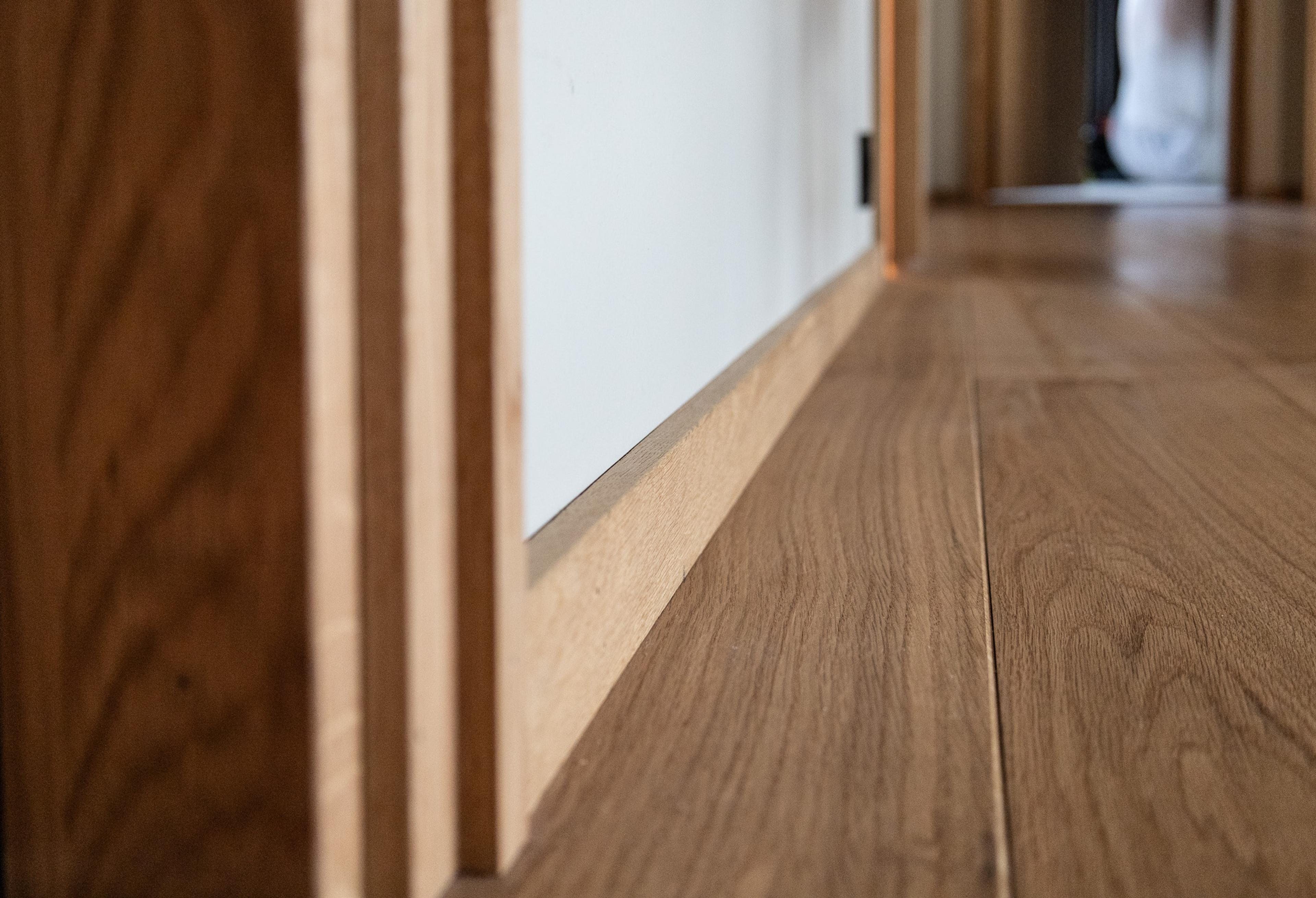 Combiwood lister som matcher gulvet.