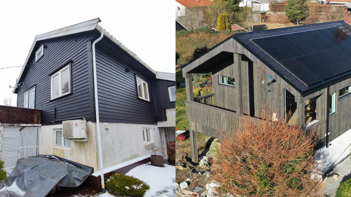 TG Bygg har renovert et hus