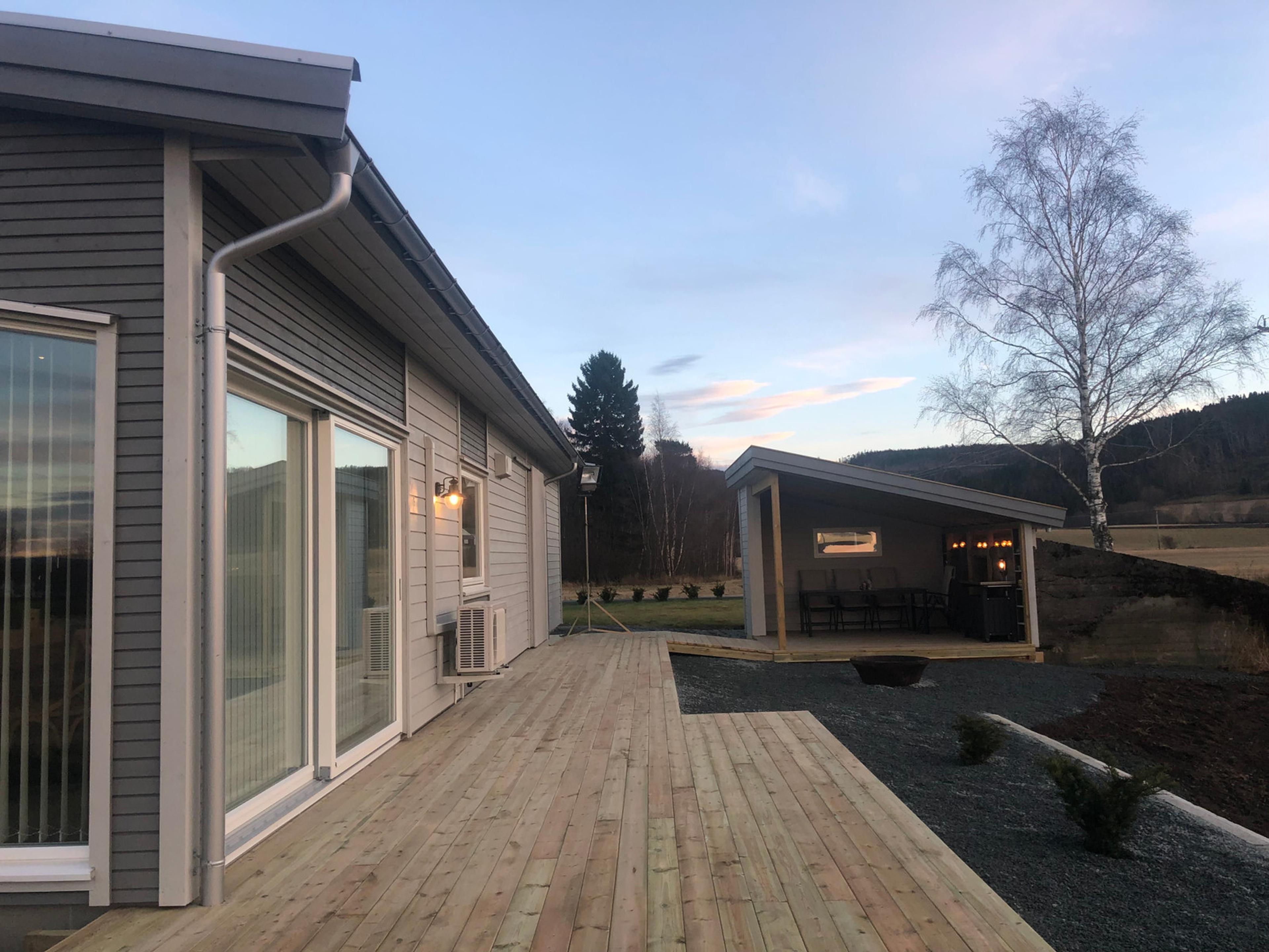 Uteområdet utenfor huset