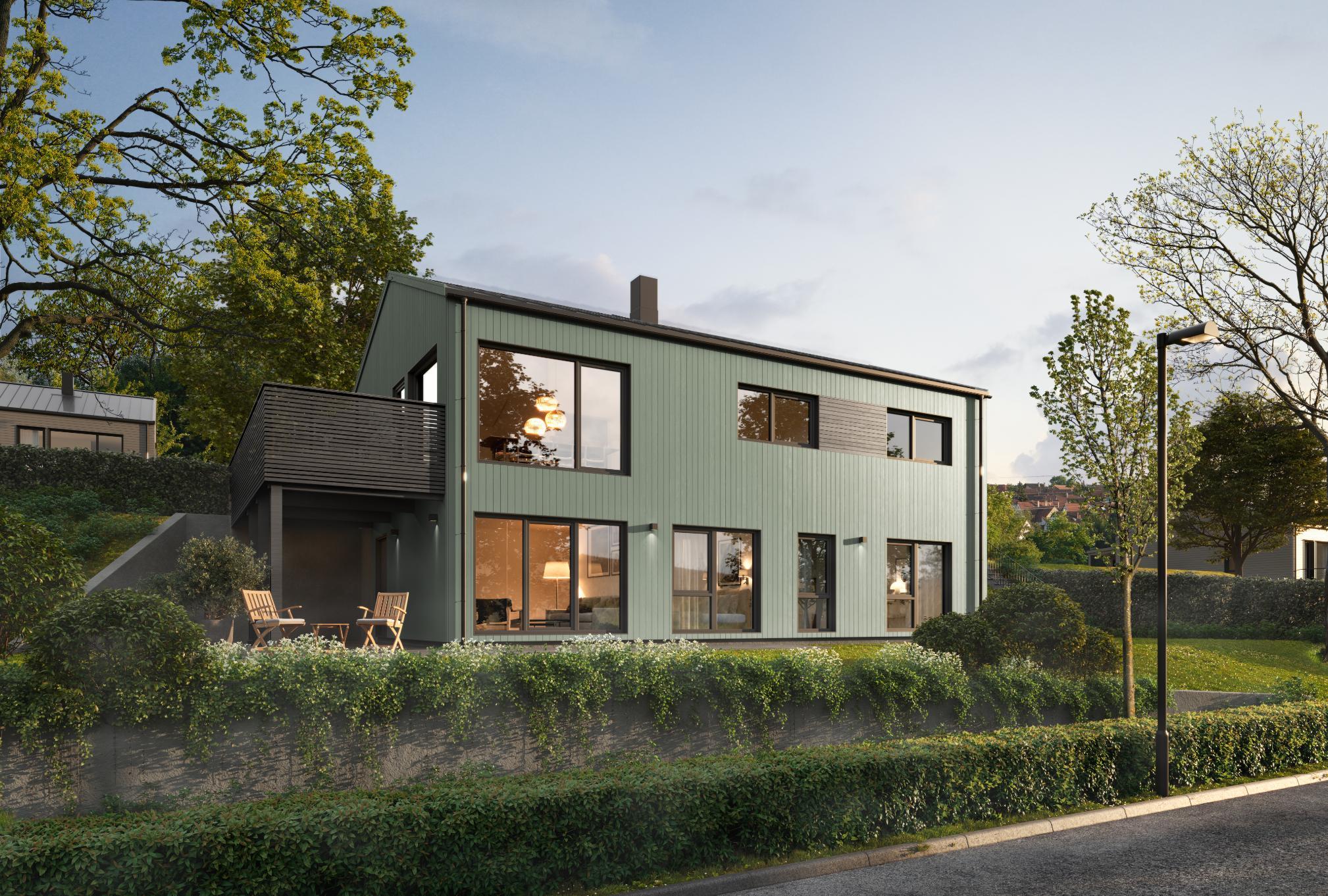 En tradisjonell bolig fra Nordbohus