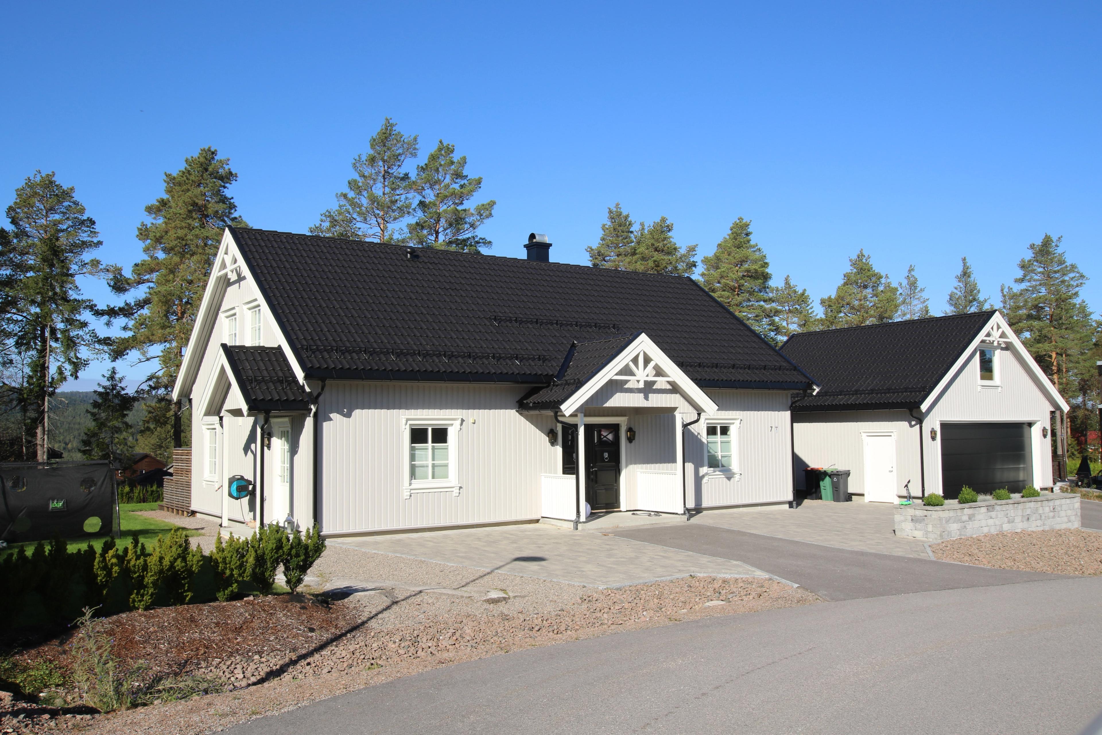 Enebolig bygget av Nordbohus Skien i Telemark