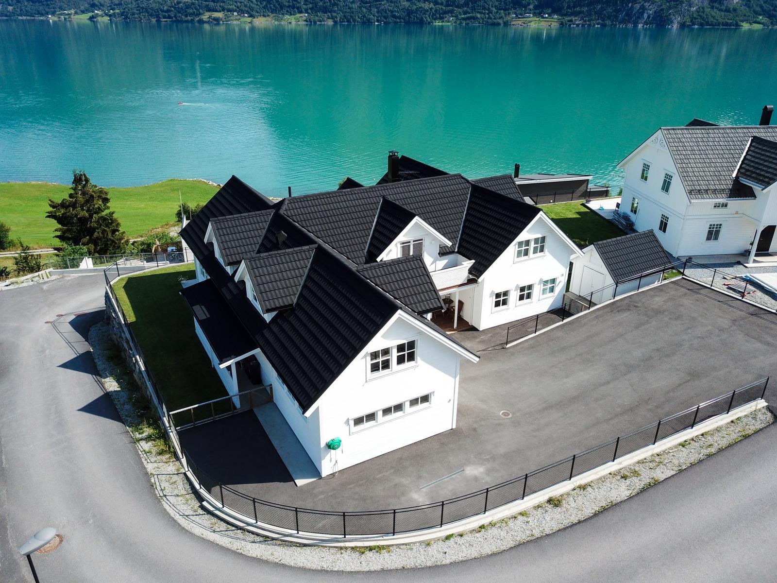 Majestetisk Scorpio hus bygget av Nordbohus Sogn