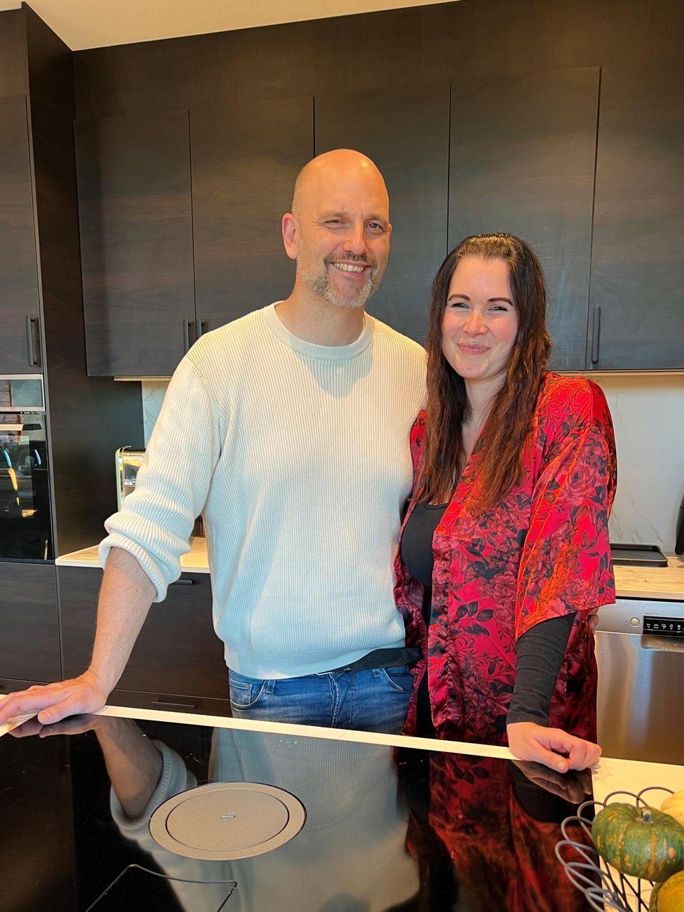 Paret som bor i huset