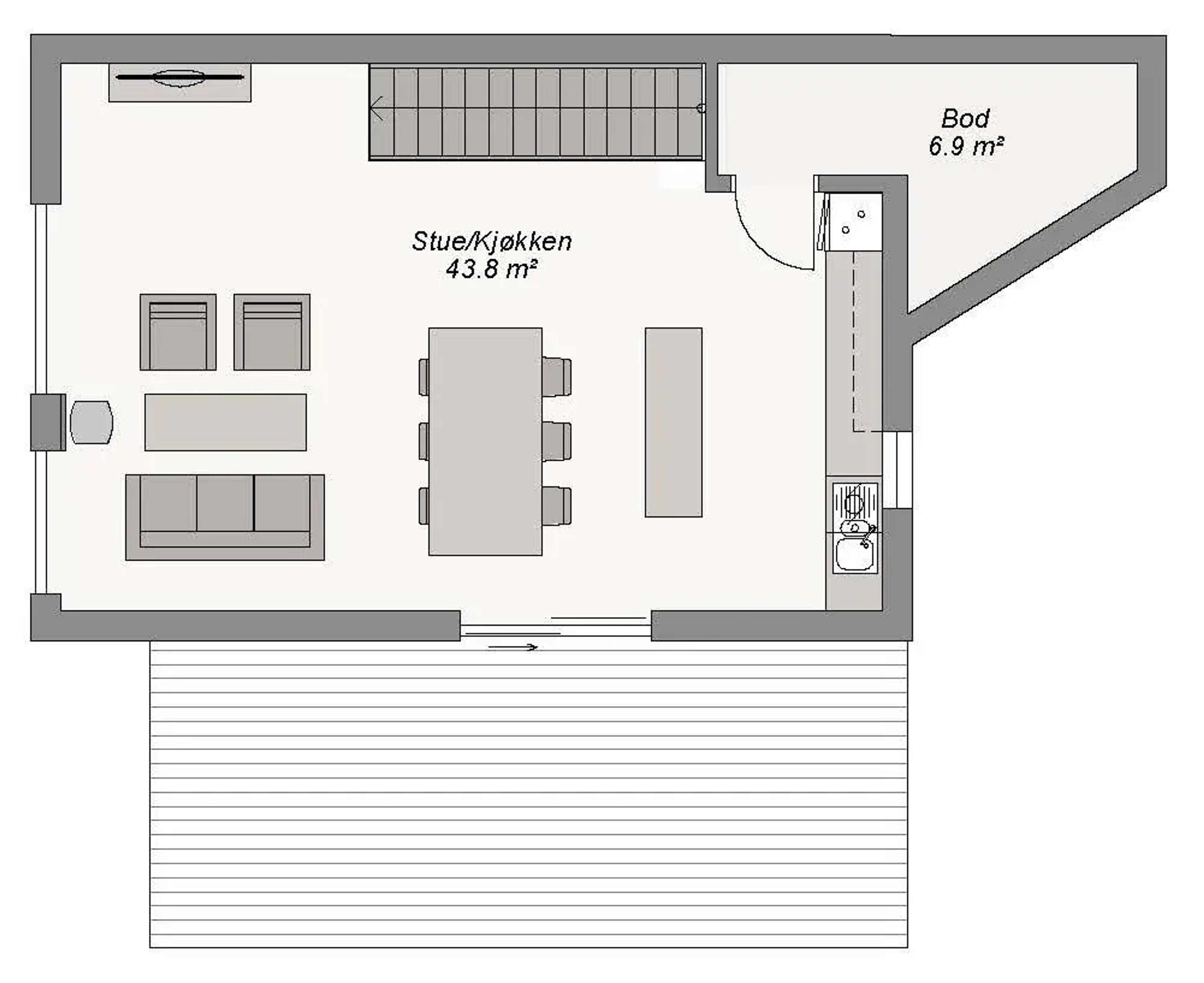Villa Lilla 2 plantegning 2. etg