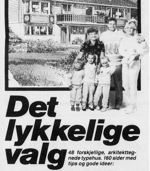 Det lykkelige valg - avisoppslag fra 1987