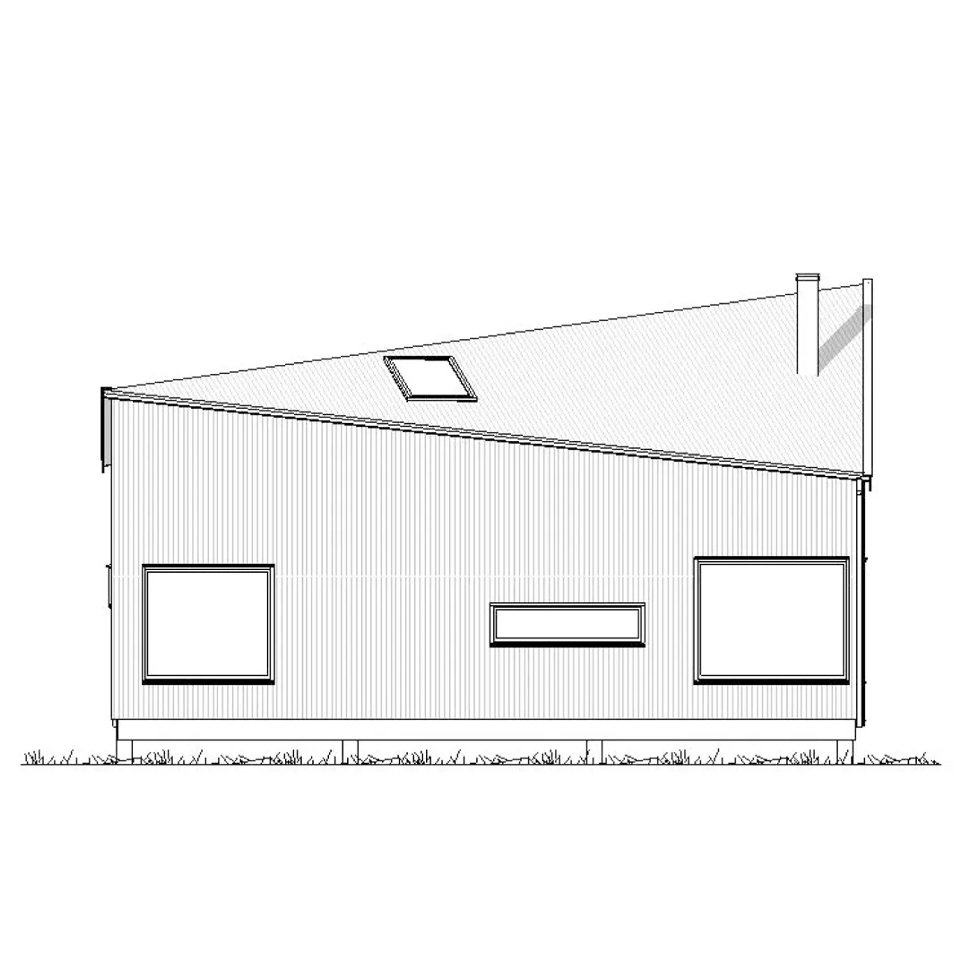 Hamarøy - fasadetegning 4