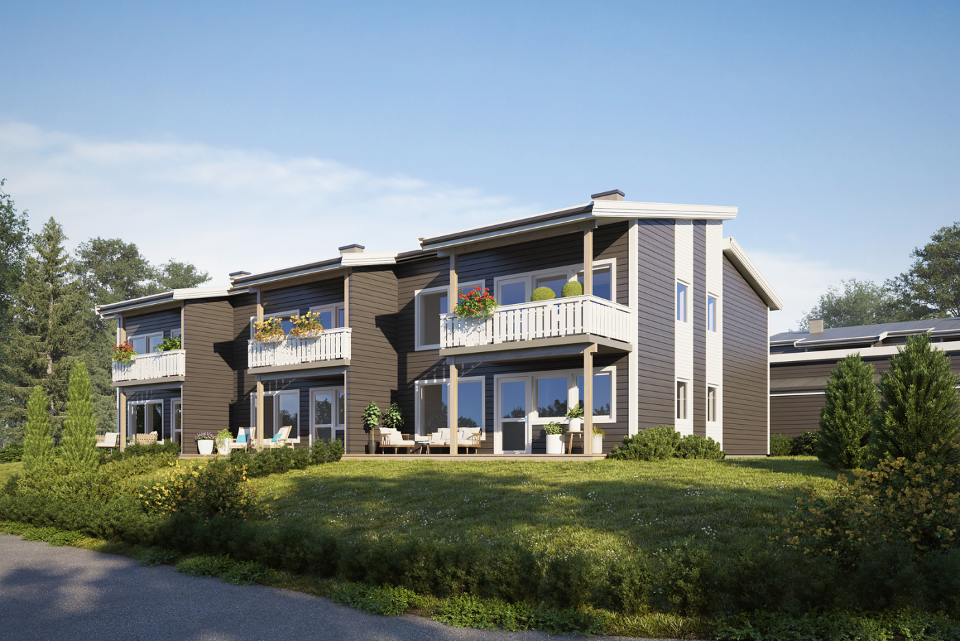 Prosjektet Eplehagen av Nordbohus Kongsvinger vant prisen for Årets Beste Kundetilfredshet Prosjekt 202