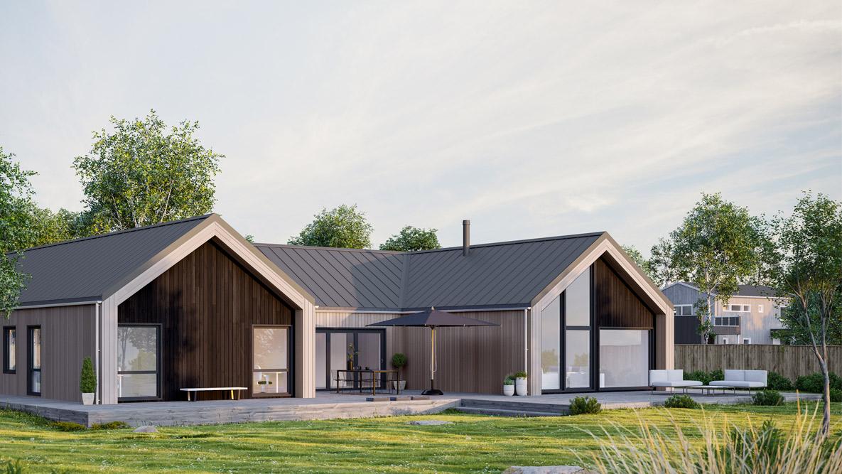 Atriumshuset Samspill fra Nordbohus