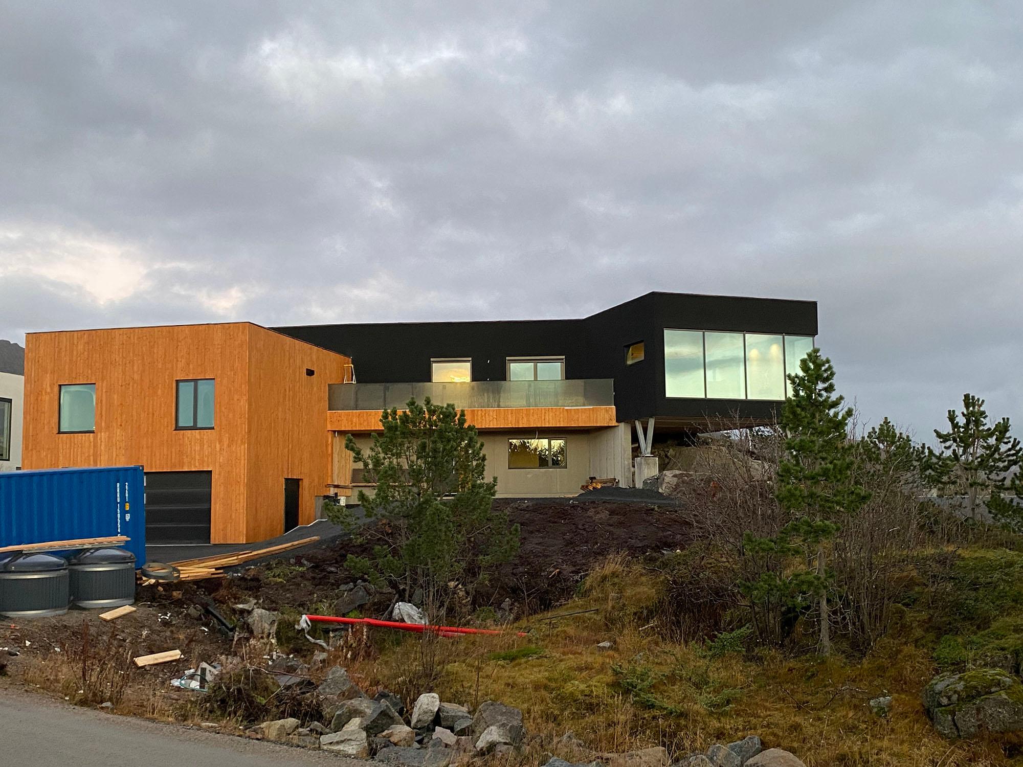 Funkishus som Nordbohus Lofoten har bygget