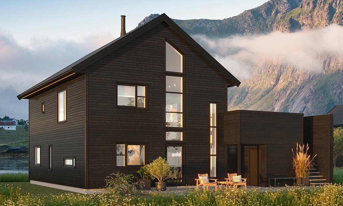 Eneboligen Kosmo fra Nordbohus