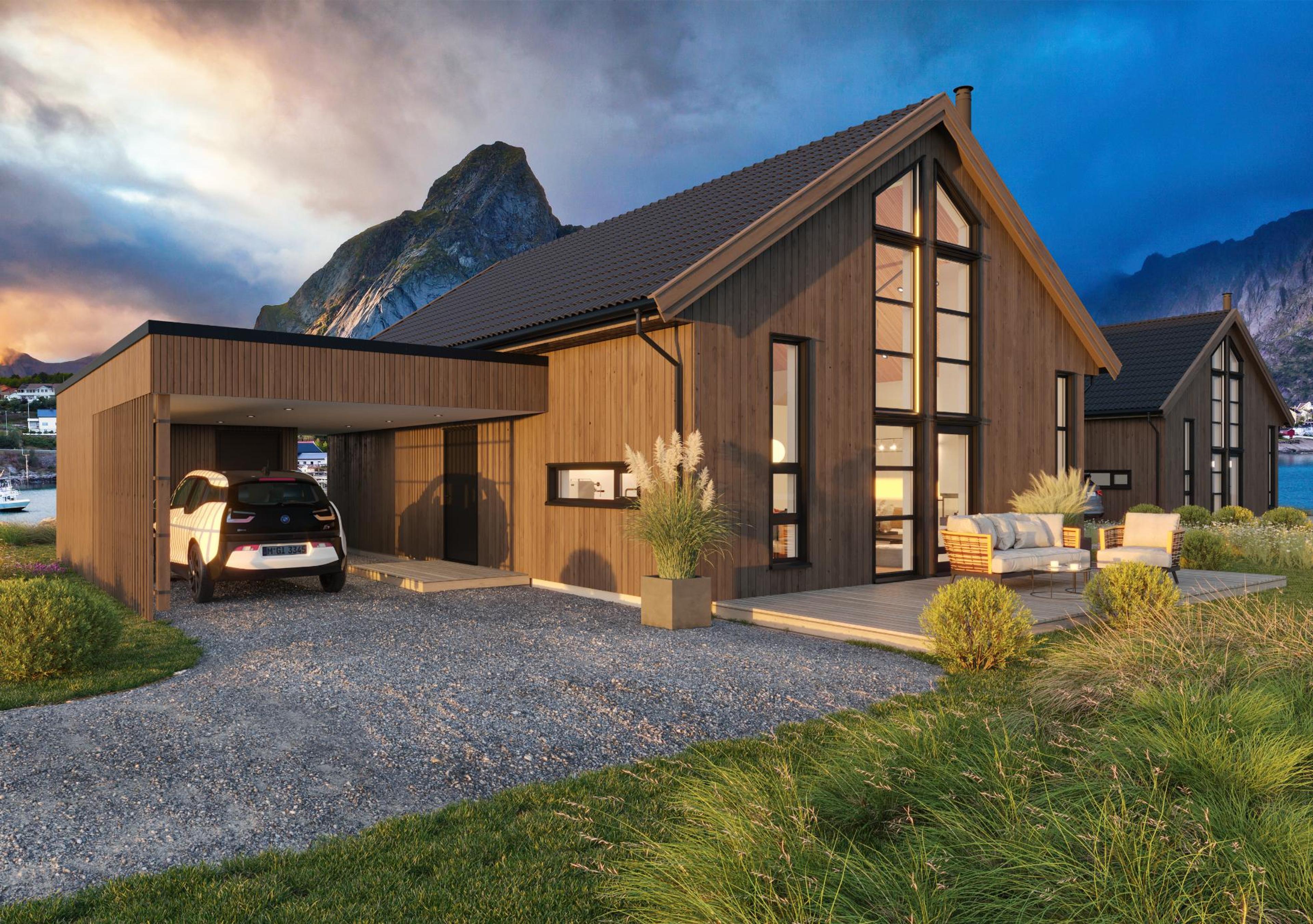 Atlas er en moderne enebolig fra Nordbohus