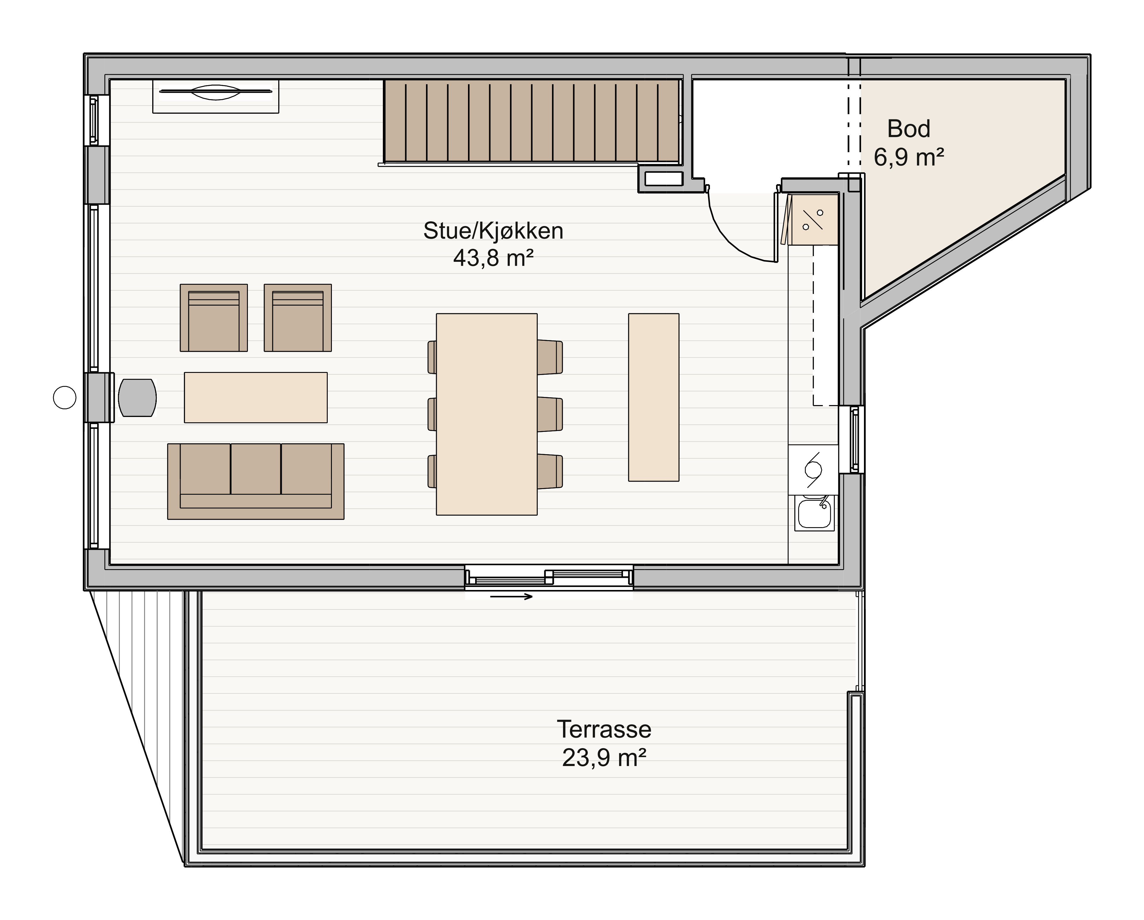 Villa Lilla 2 plantegning 2. etg