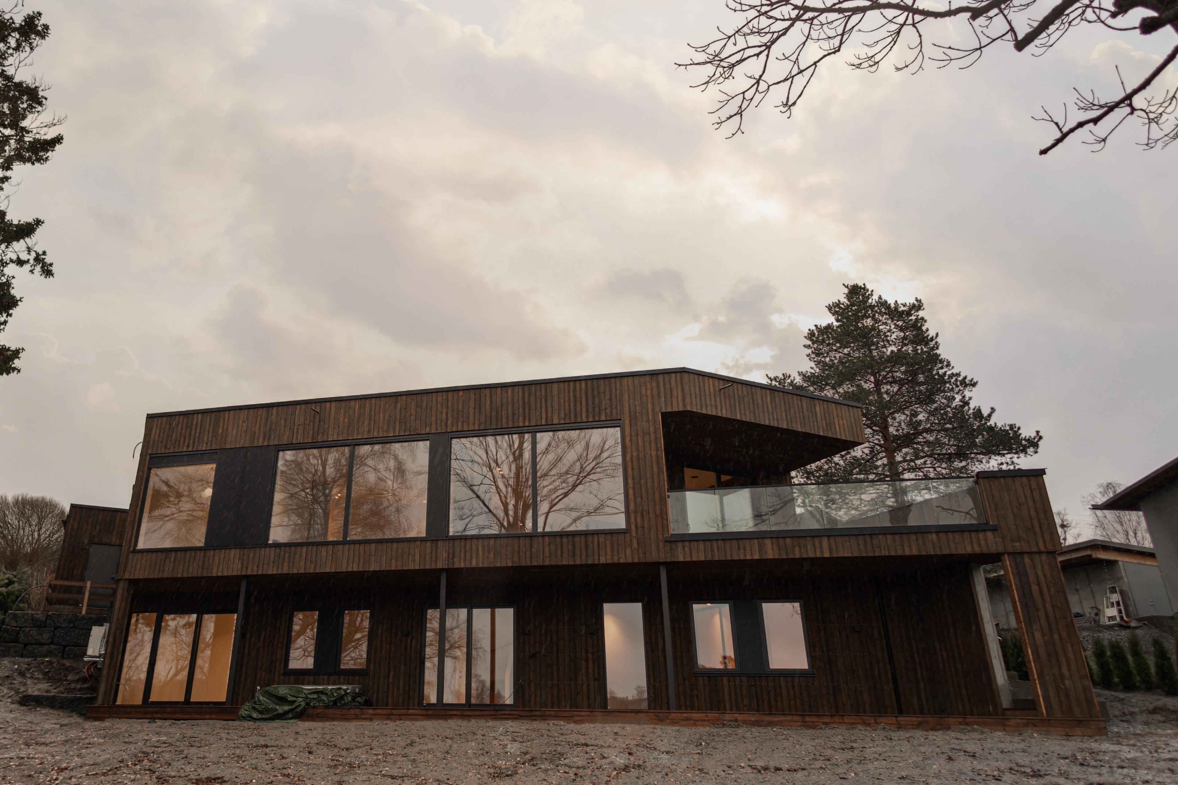 Enebolig arkitekttegnet