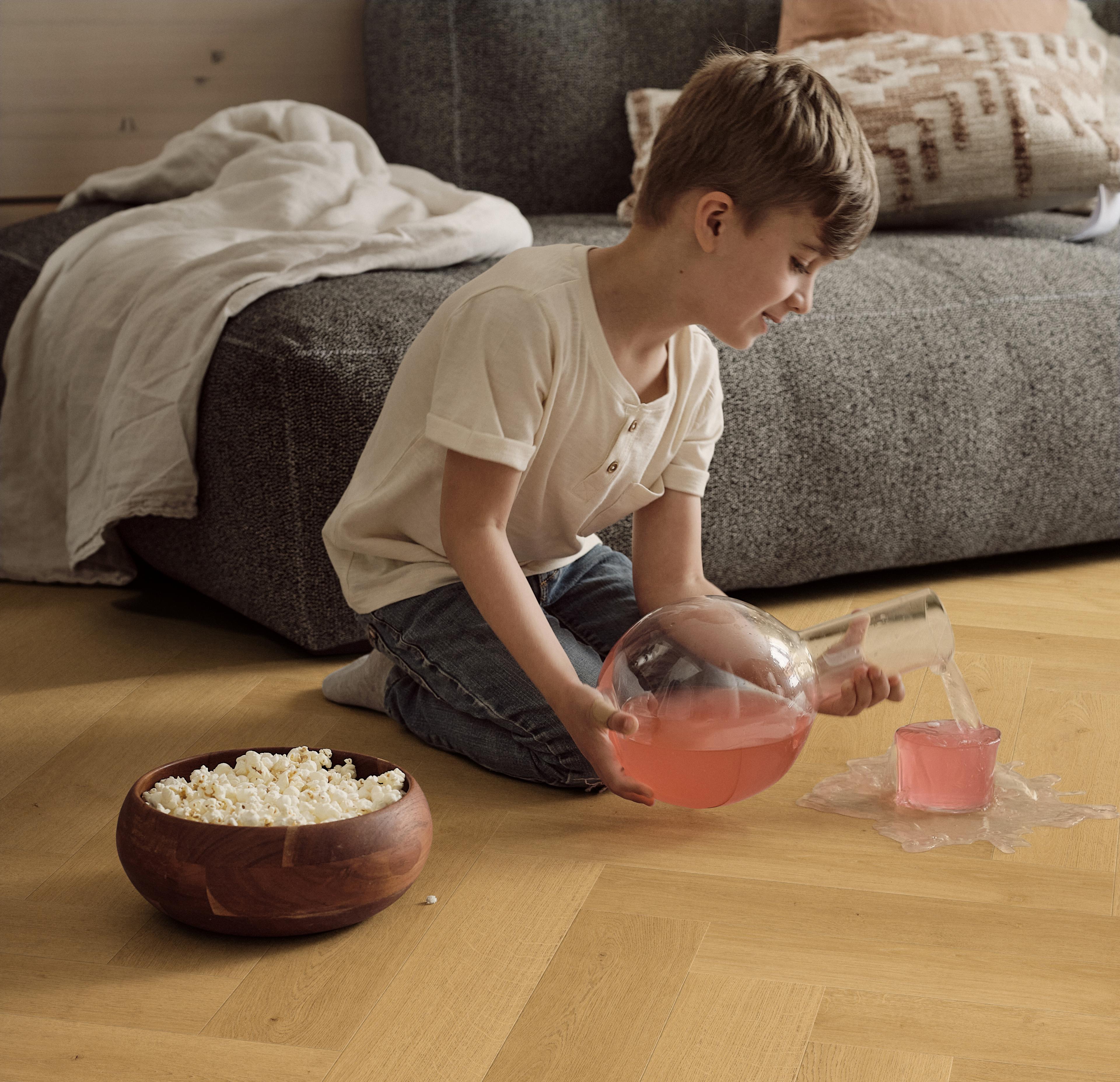 Pergo gulv som tåler mye.