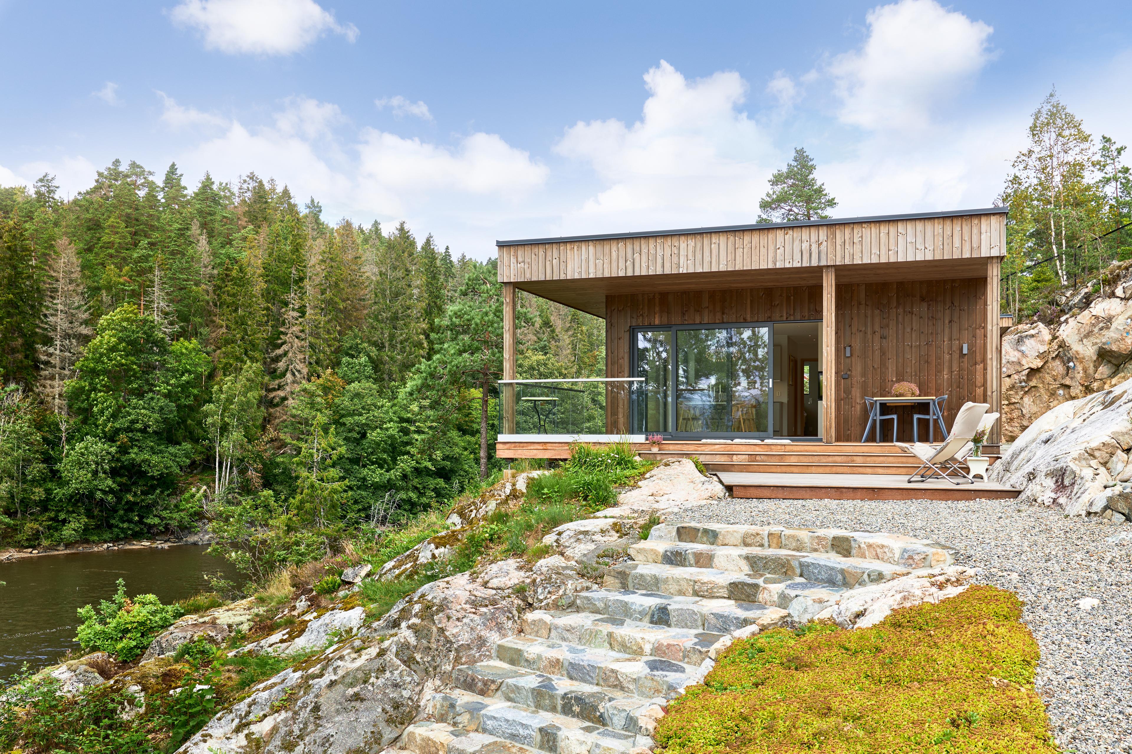 Arkitekttegnet hytte