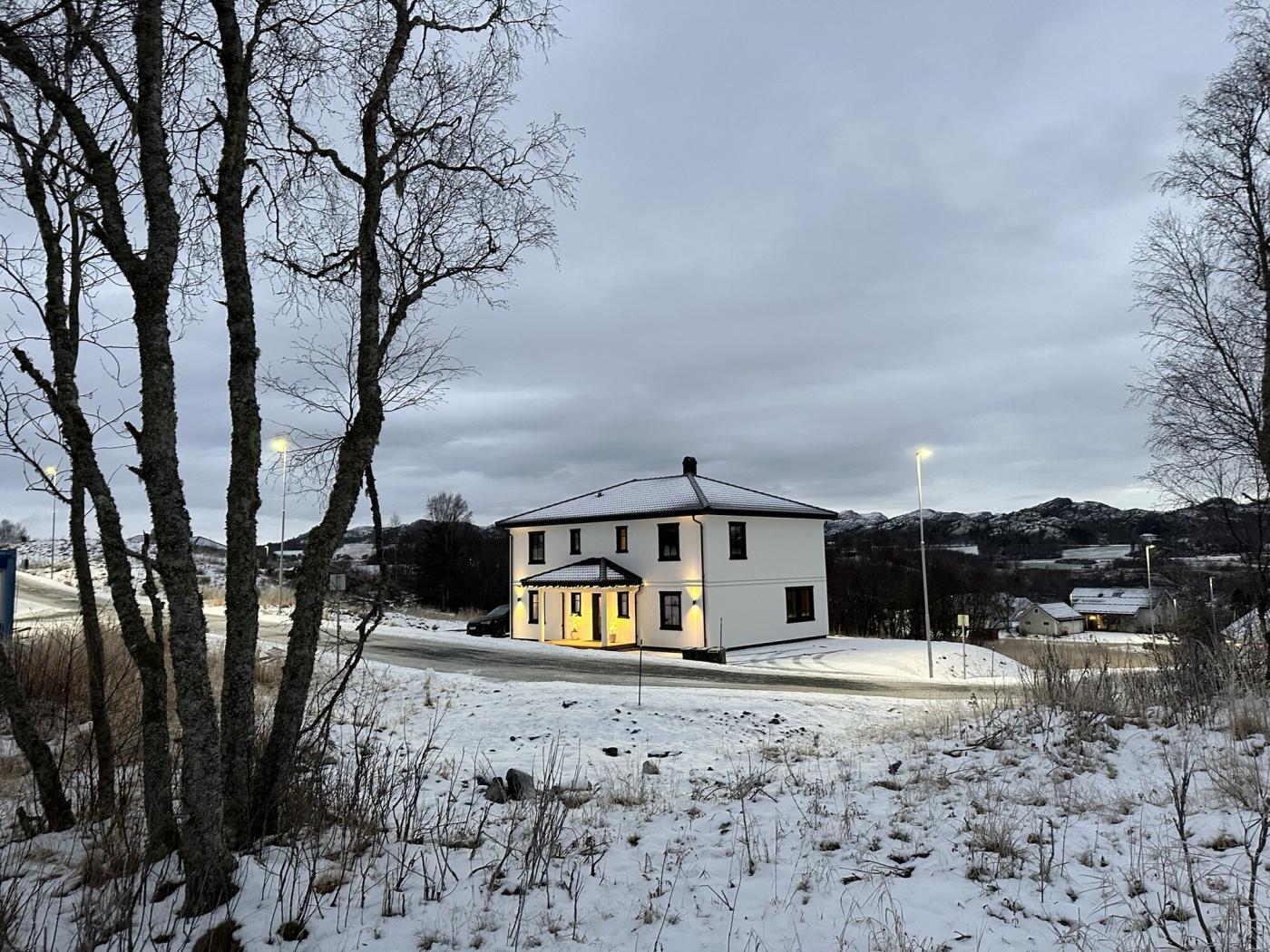 Eneboligen Orion fra Nordbohus i herskapelig stil