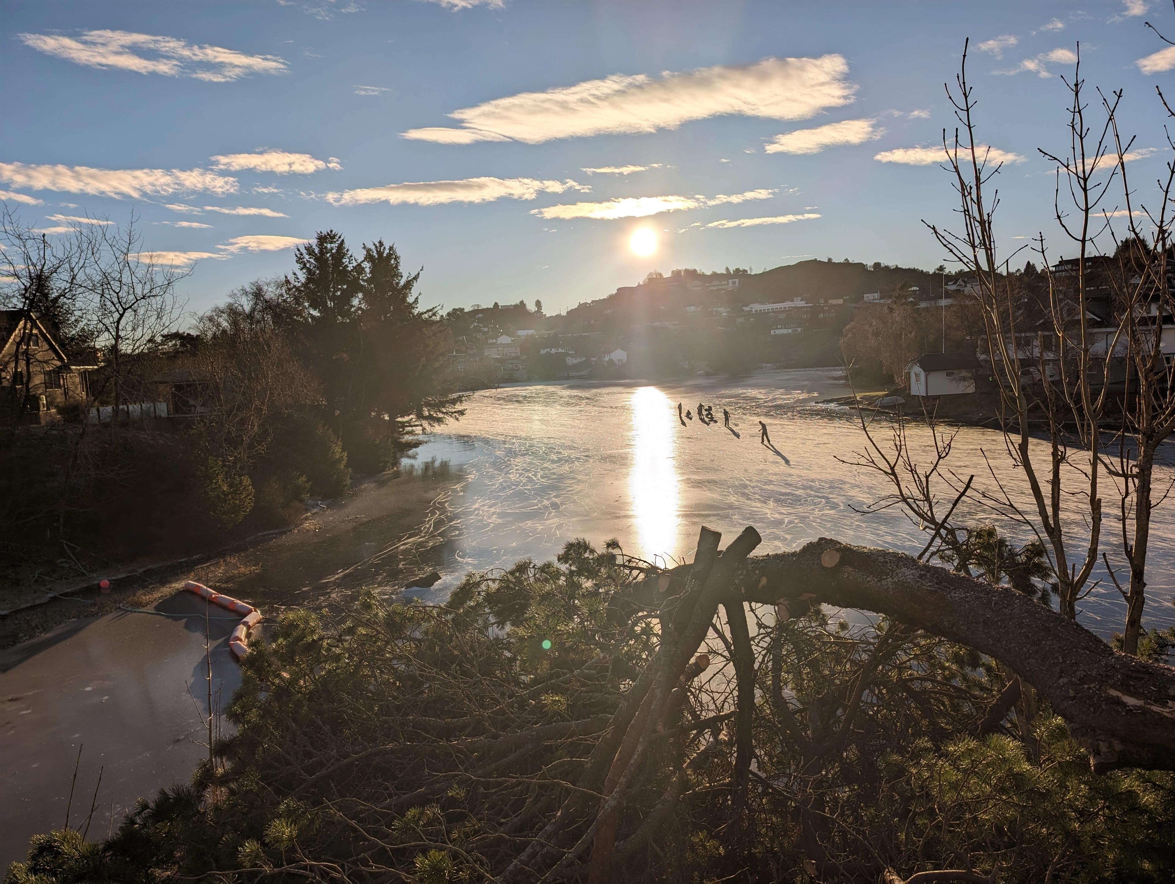 Unik beliggenhet ved vannet