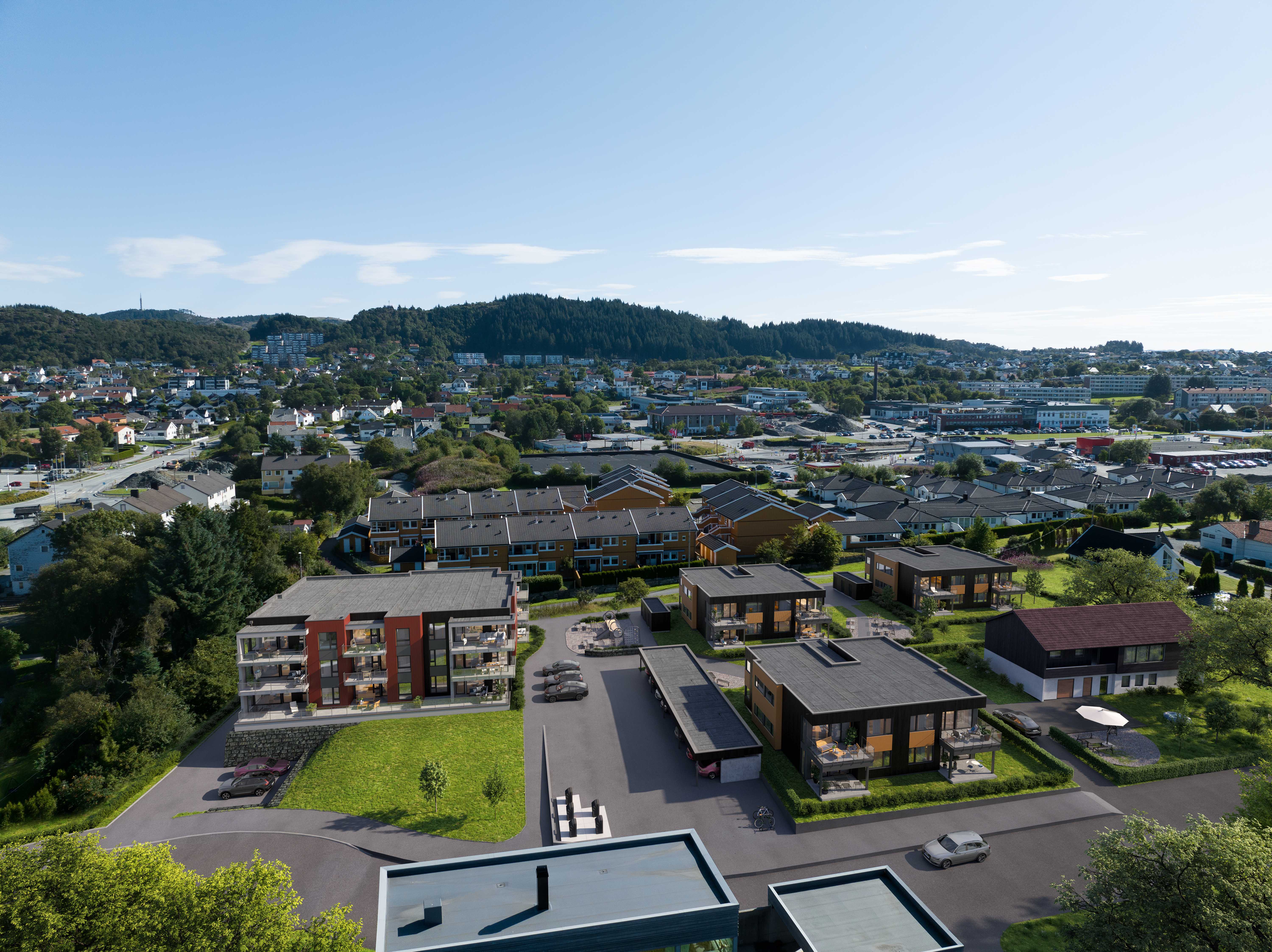 Ligger et steinkast fra Haugesund sentrum