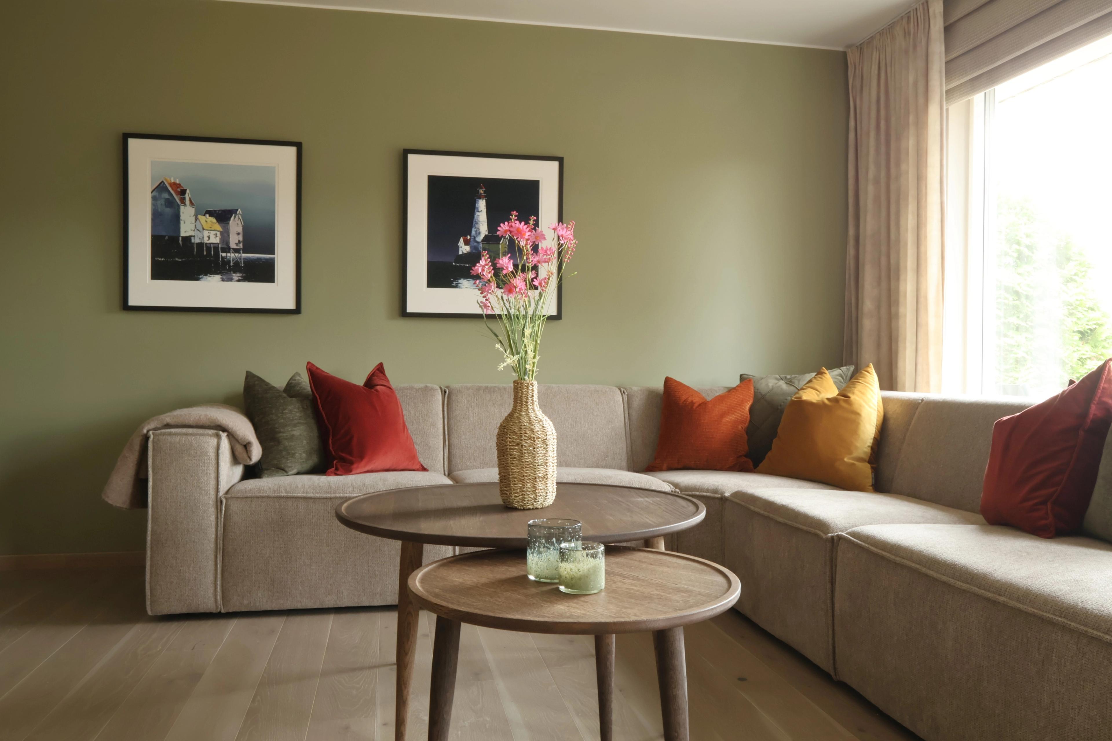 Sofa i moderne stue