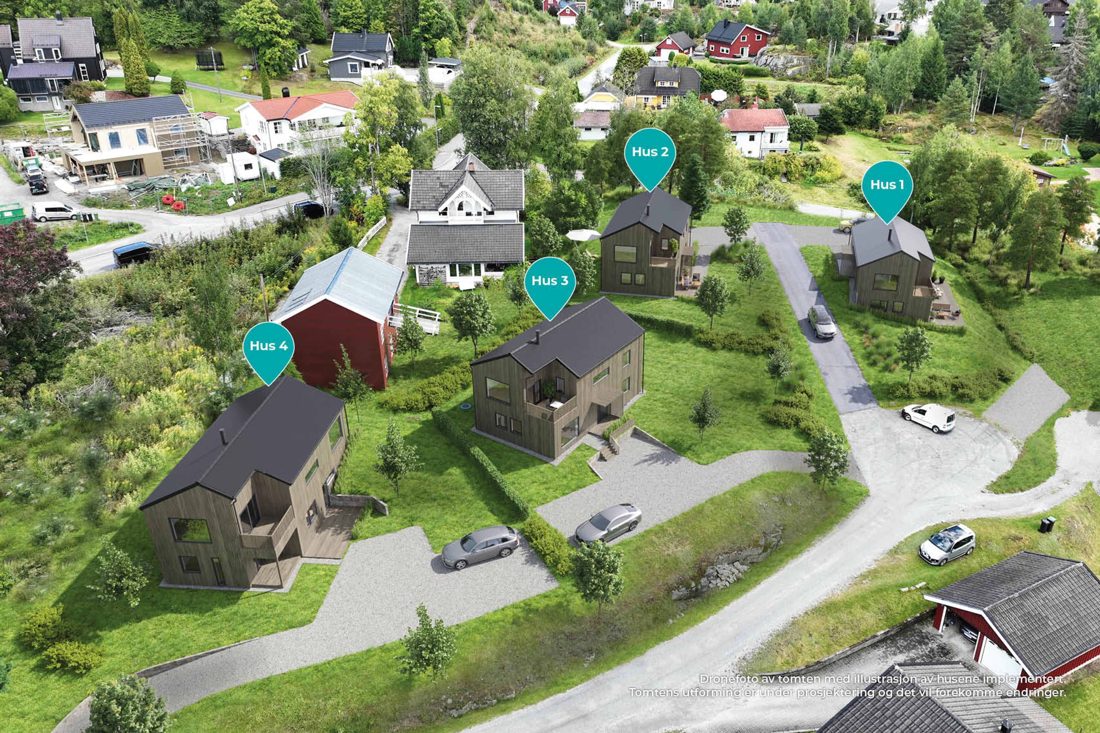 Hovinåsen - Nye rekkehus i Fetsund | Systemhus