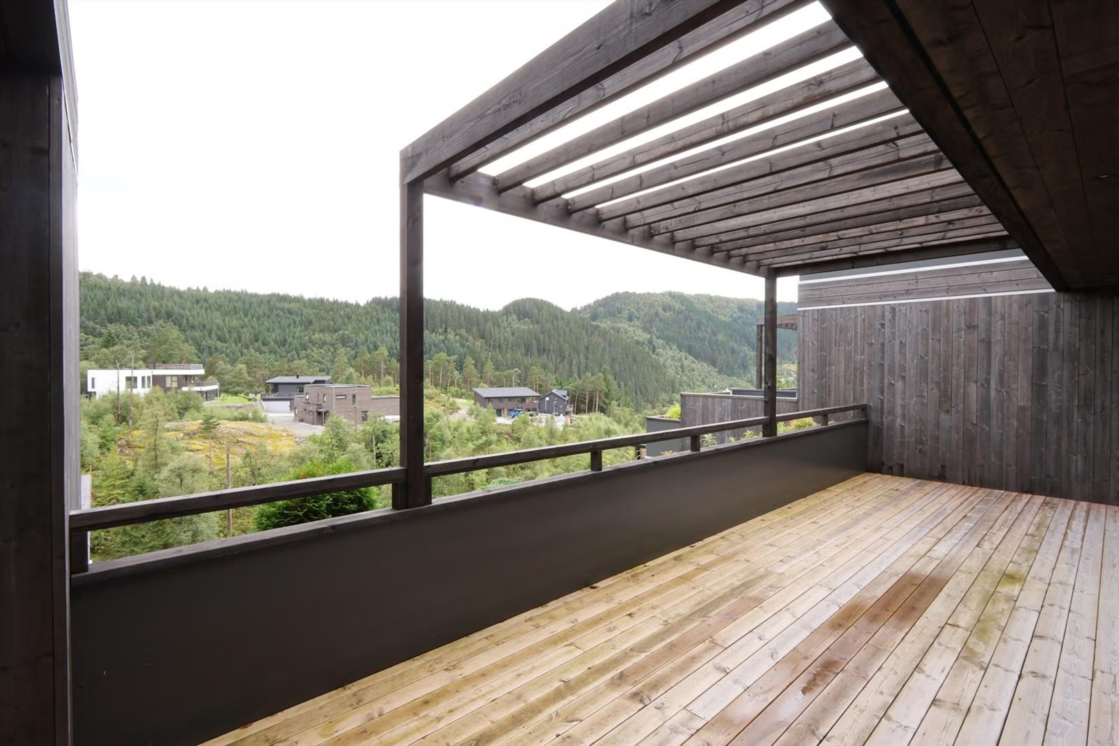 Terrasse av god størrelse