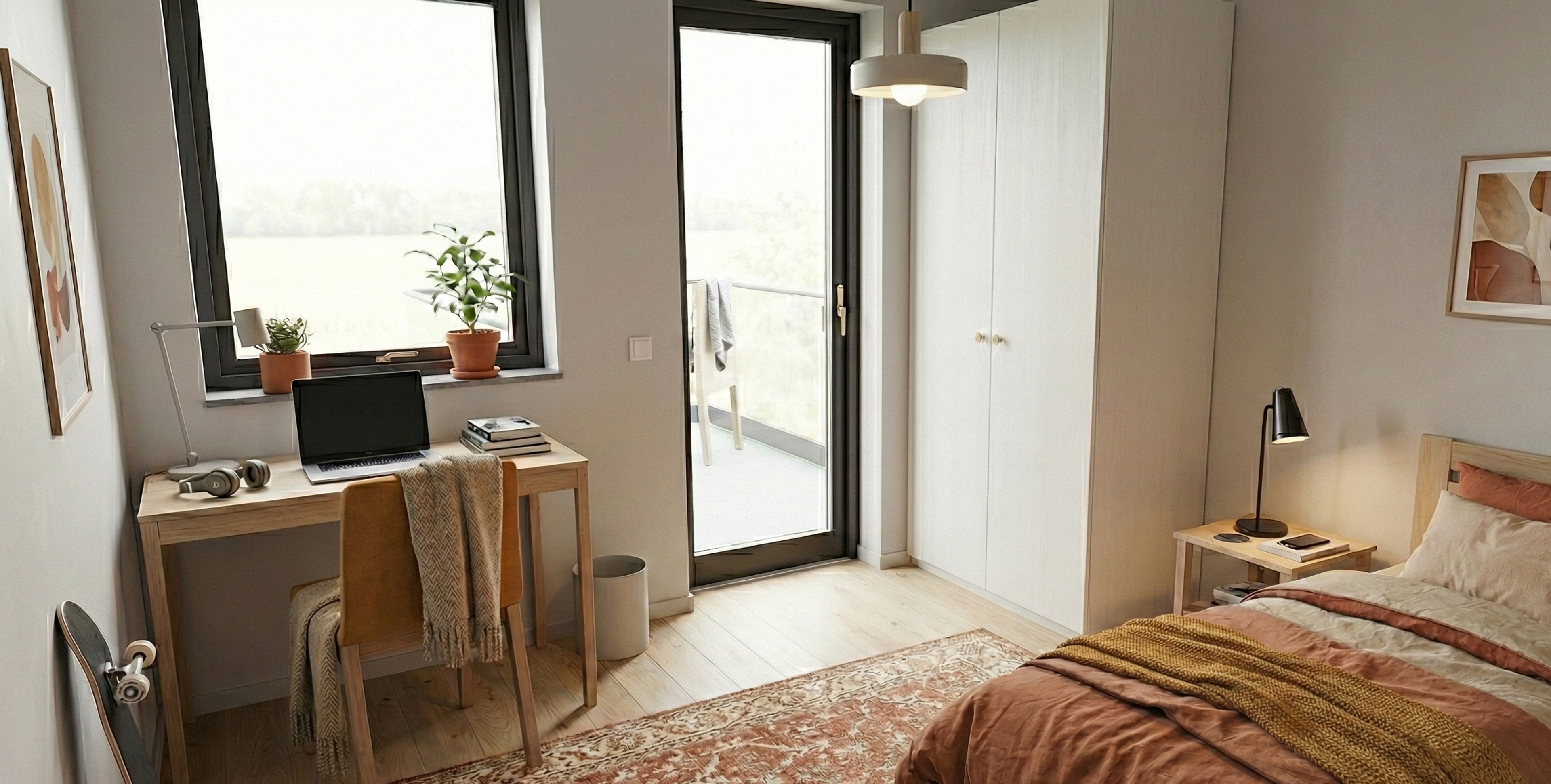 Illustrasjon soverom