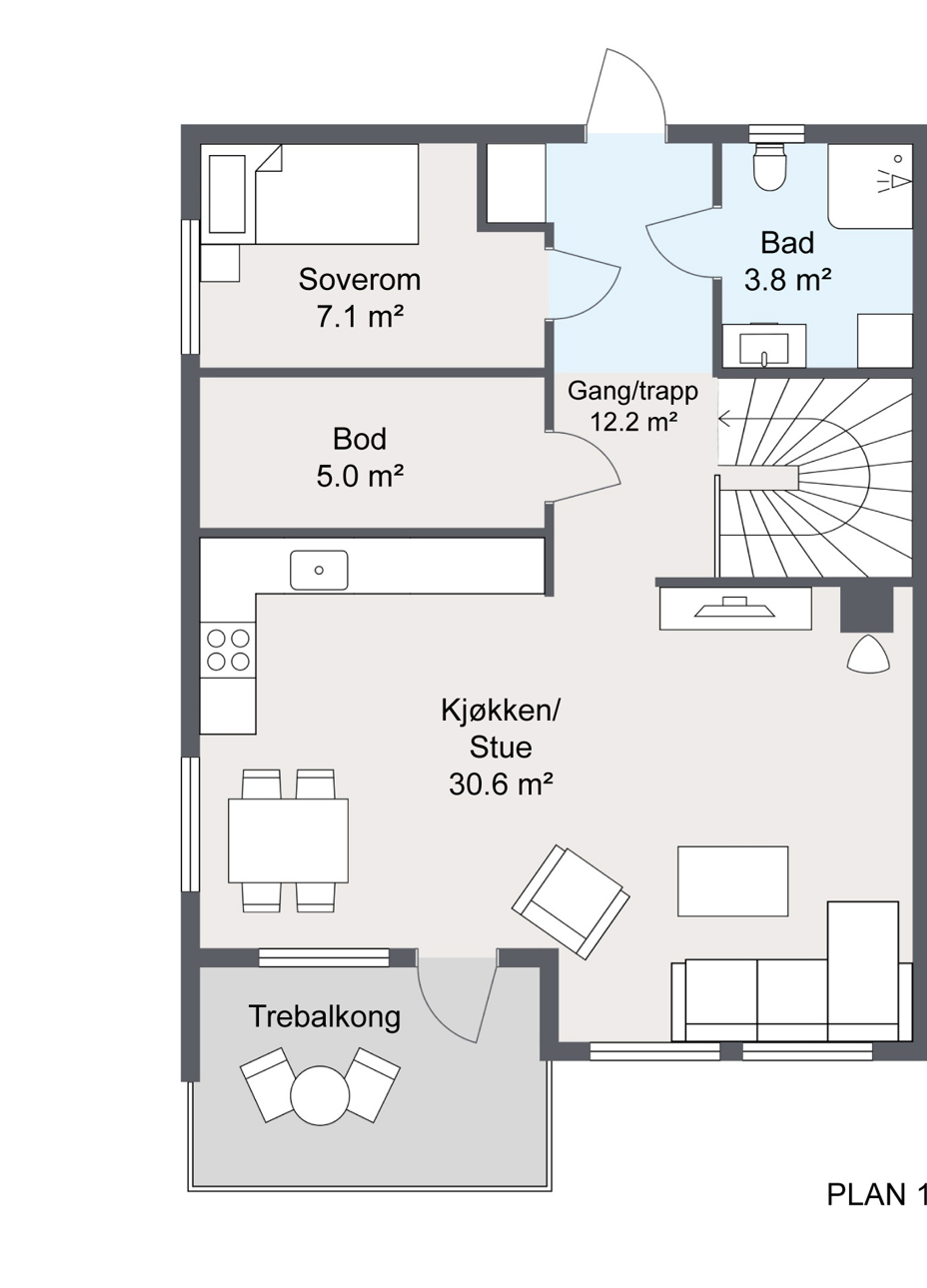 Leil. 1 - Plan 1. etg.