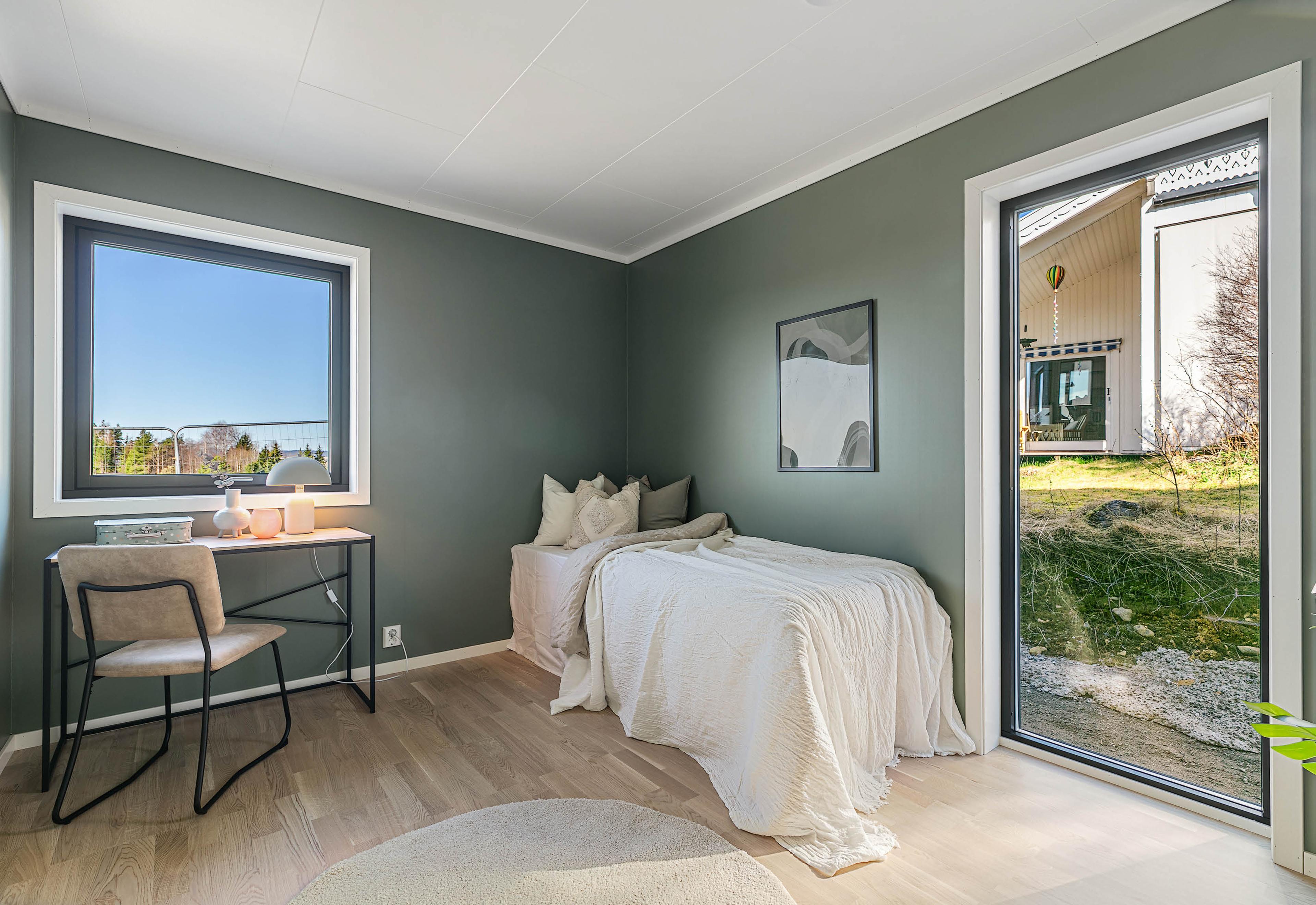 Soverom i eneboligen