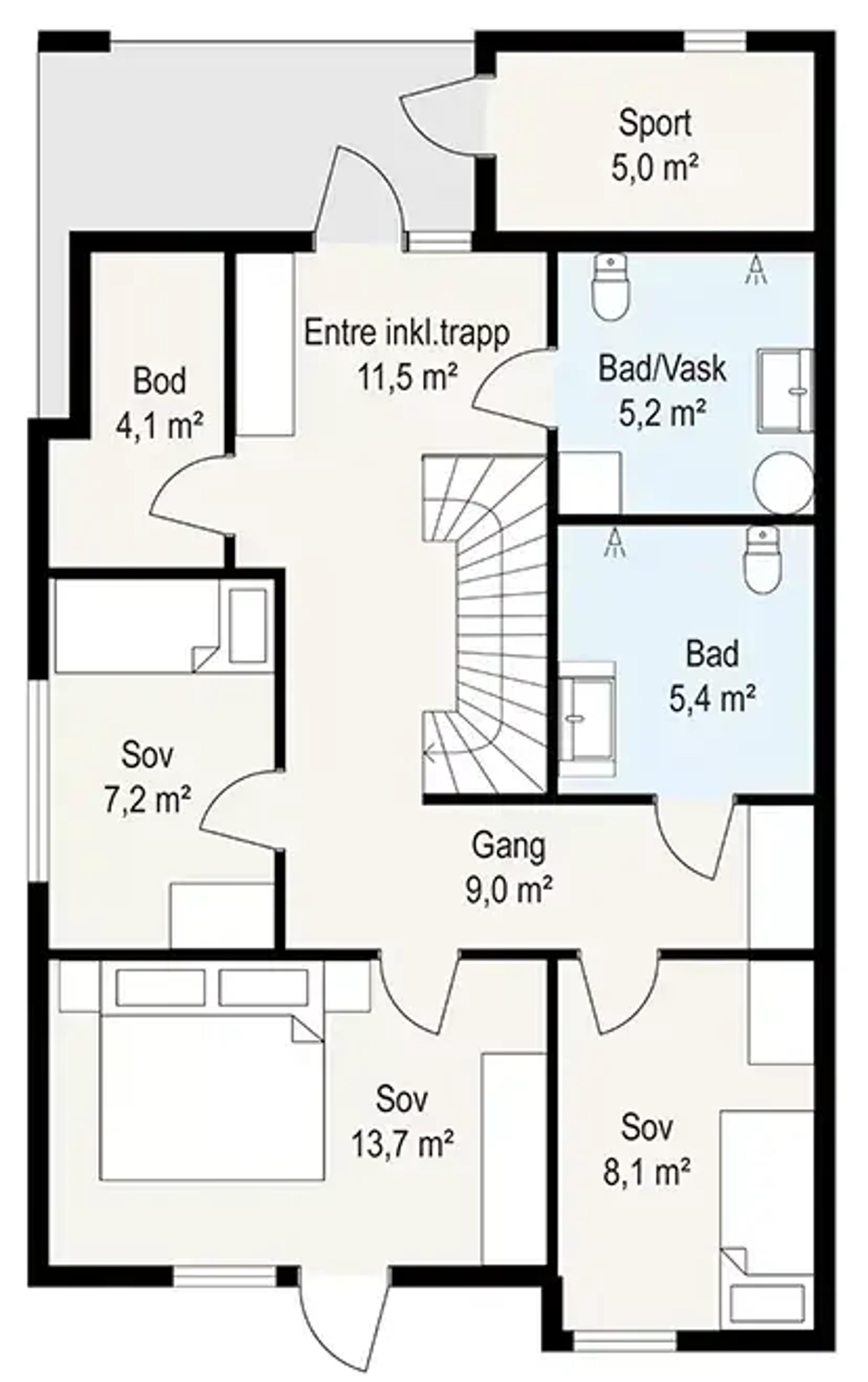 Sandnes tomannsbolig første etasje