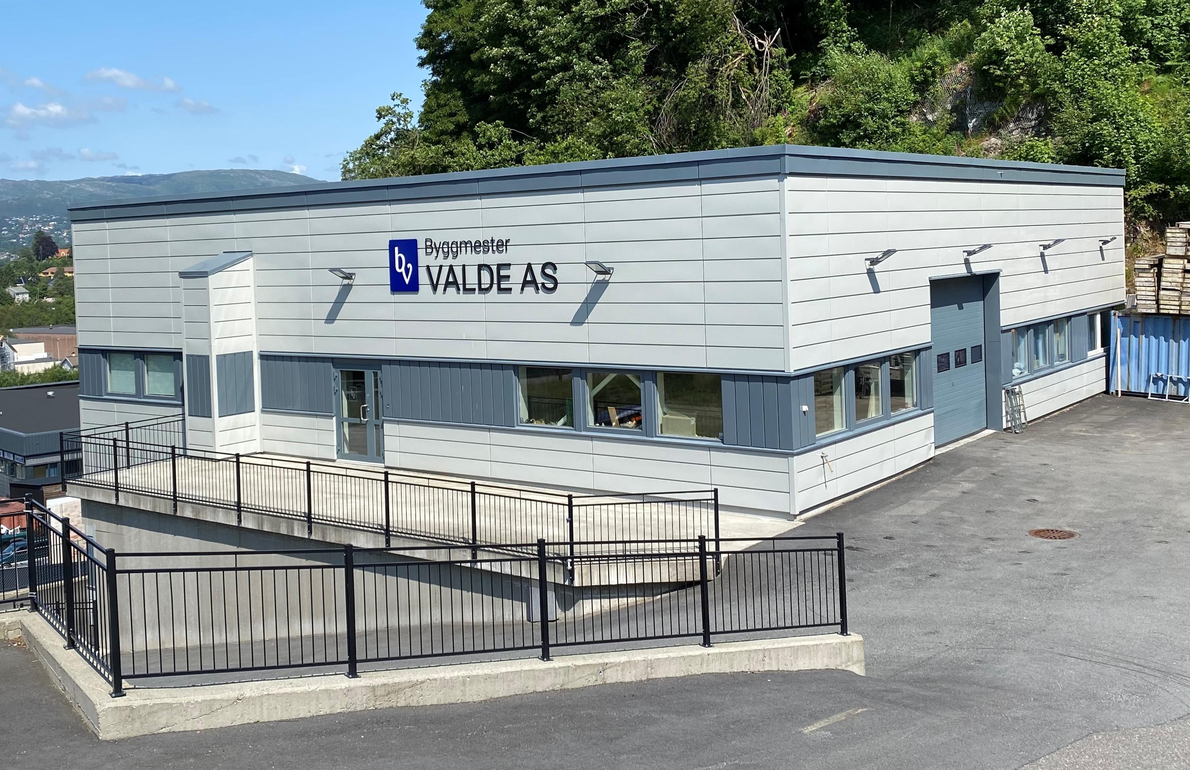 Moderne kontor & produksjonslokaler hos Byggmester Valde AS