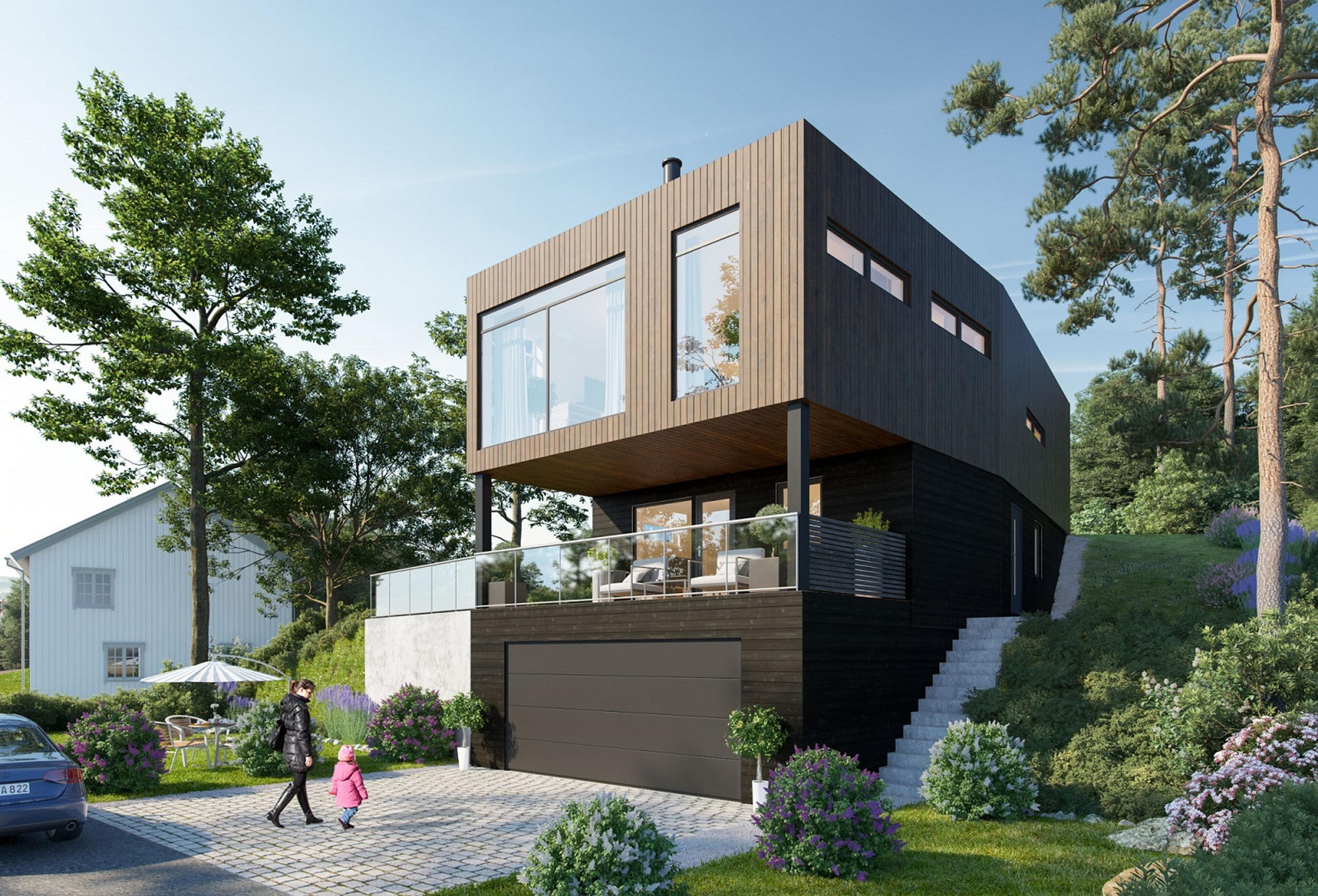 Moderne hus i Haugesund fra Hus28