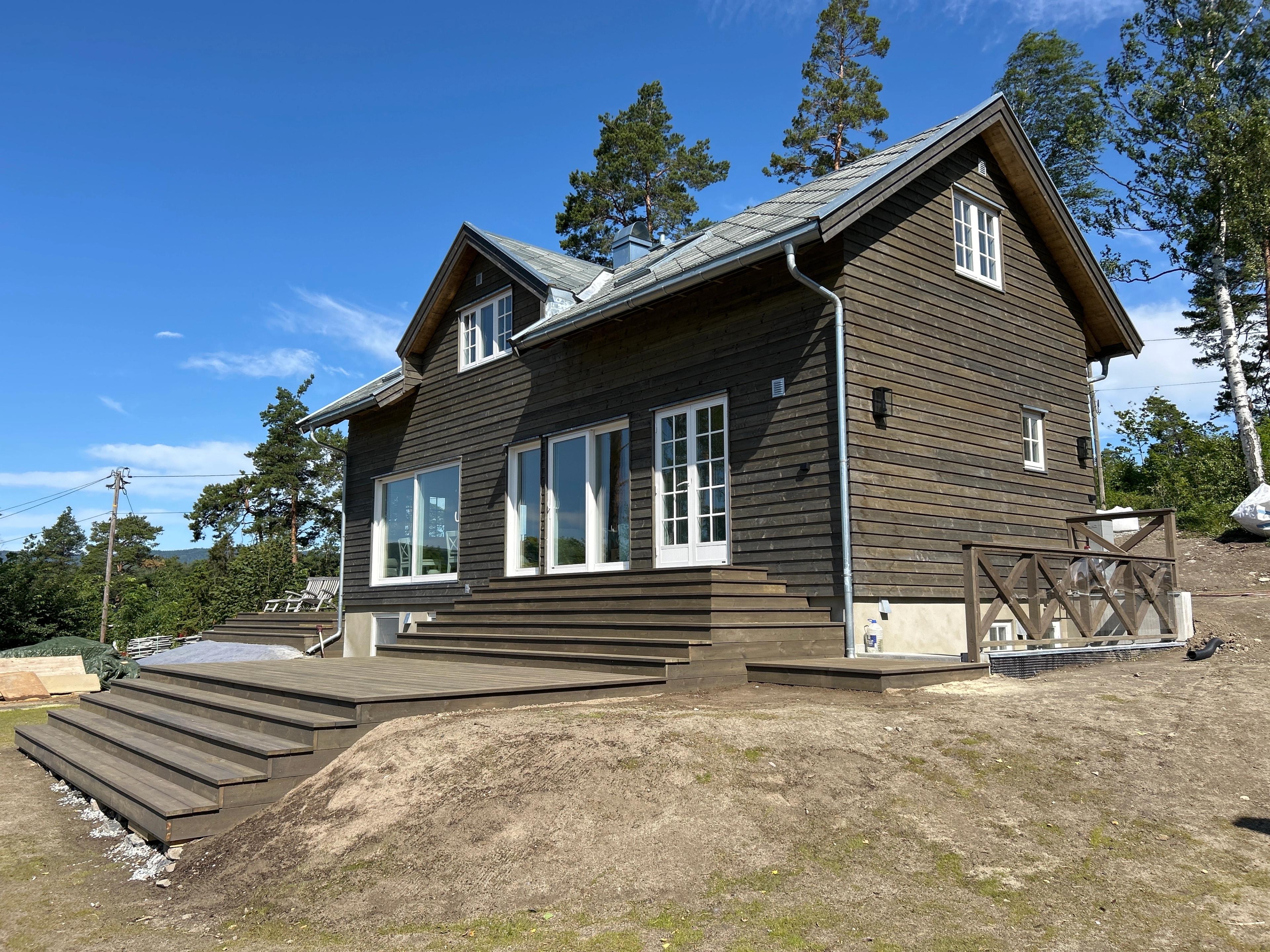 Hytte på Bjerkøya utenfor Asker