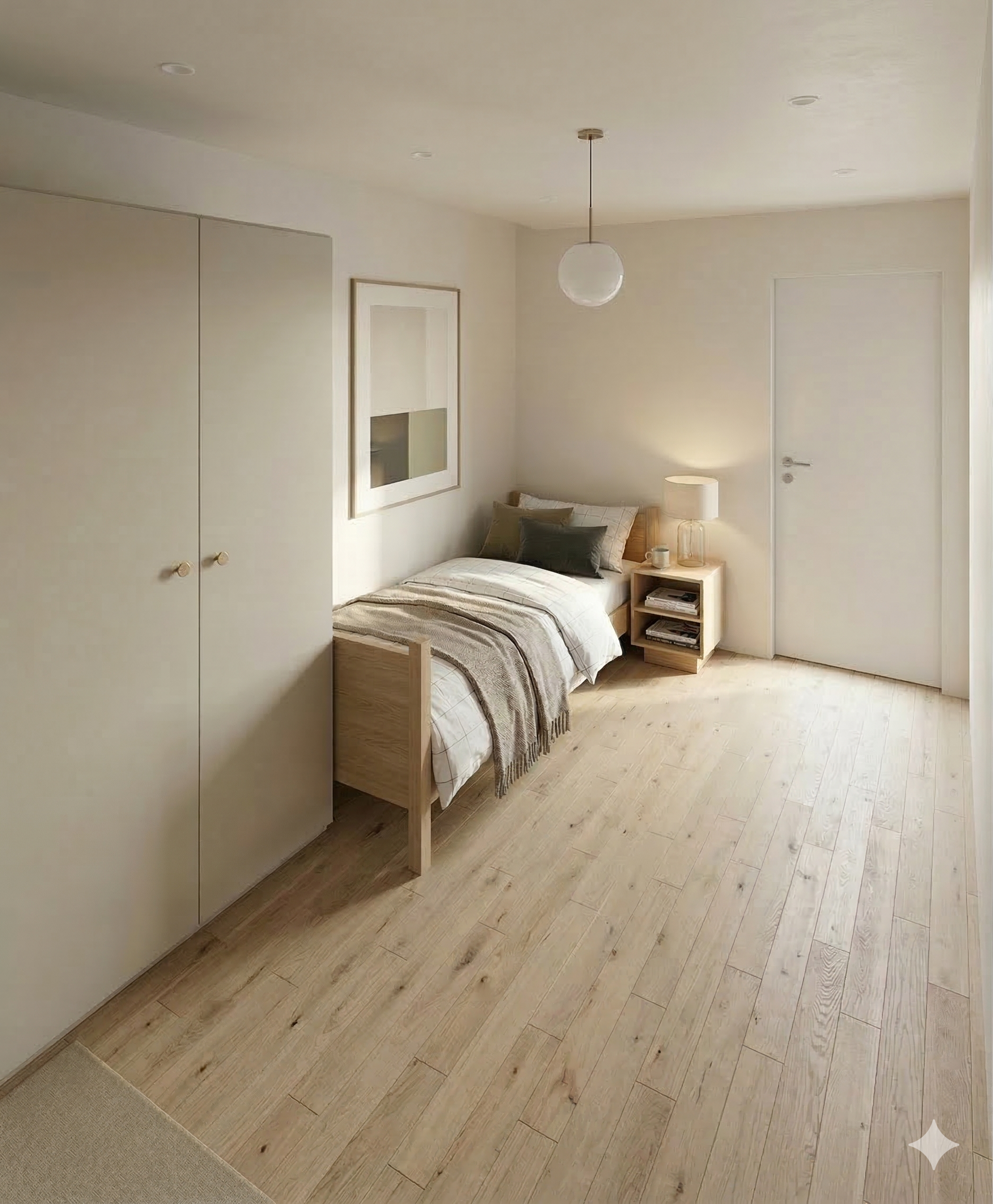 Illustrasjonsfoto - Soverom i underetasjen