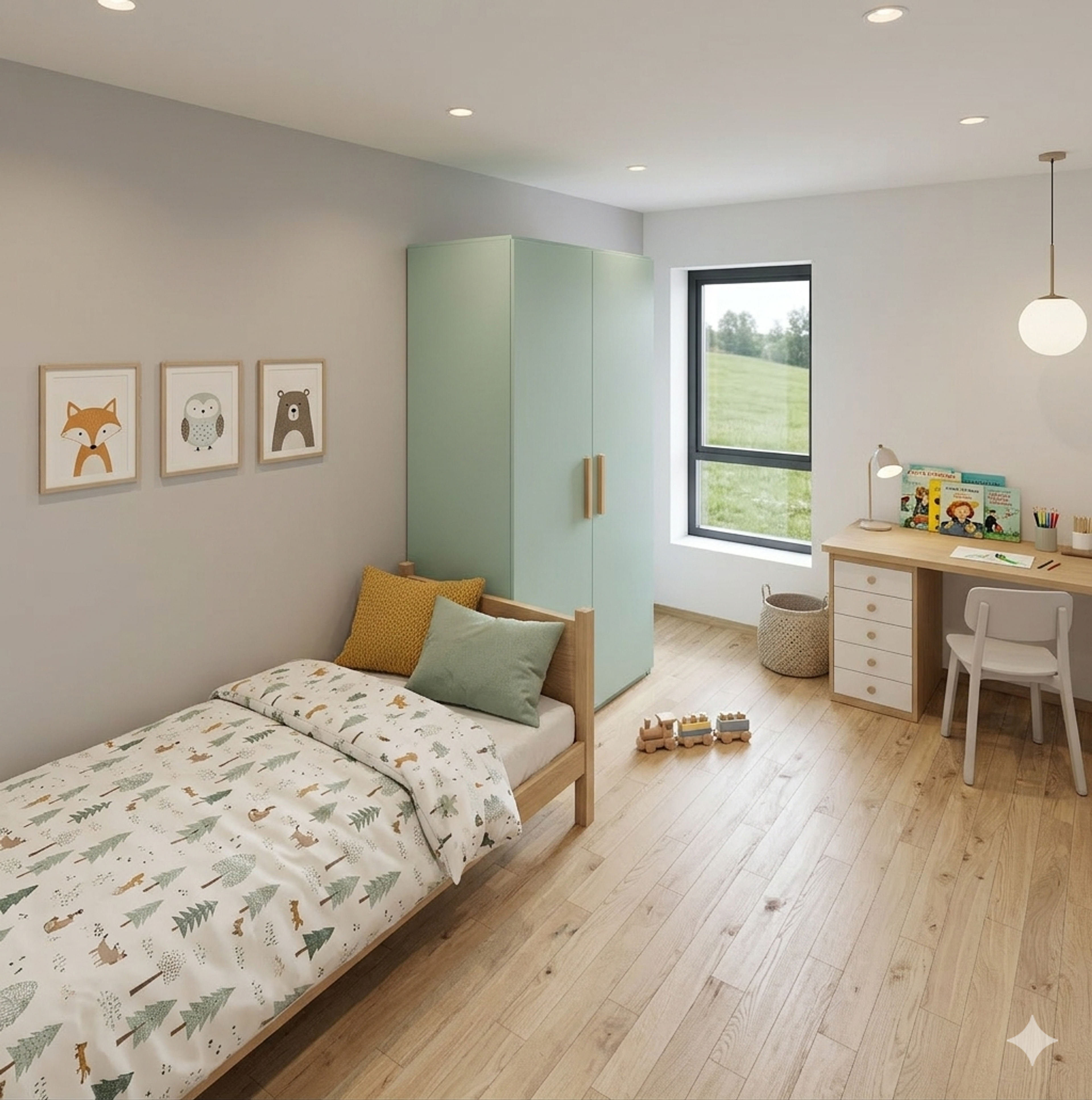 Illustrasjonsfoto - Soverom i underetasjen