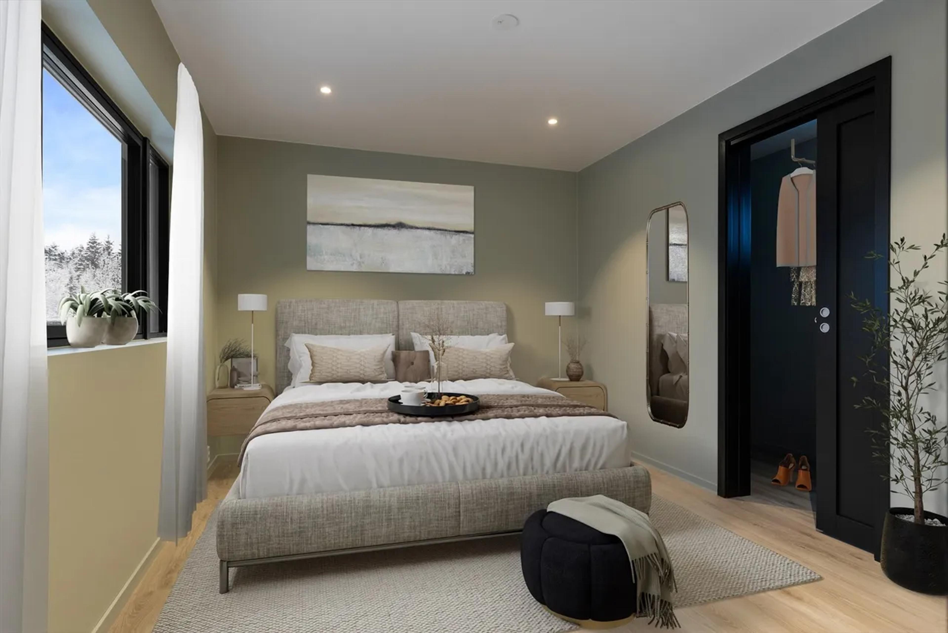 Hovedsoverom med walk in closet