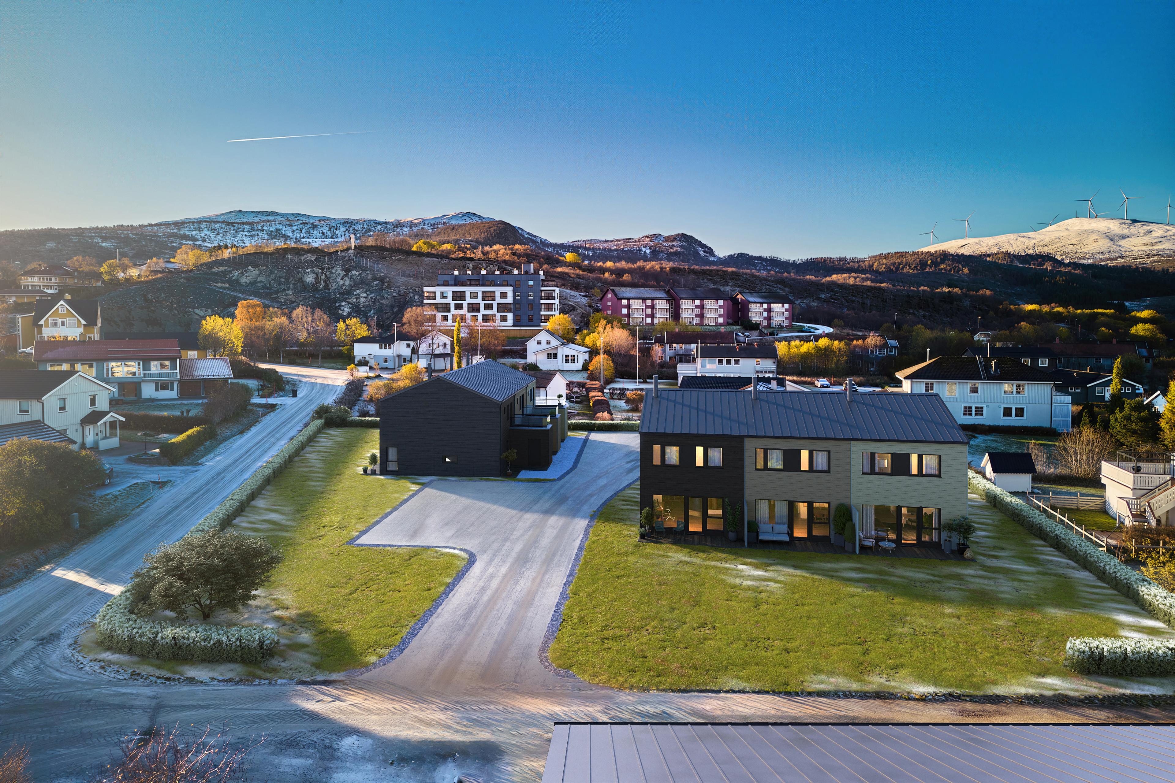 Sentrumsnært, men allikevel nært byens vakre tur terreng (illustrasjon)