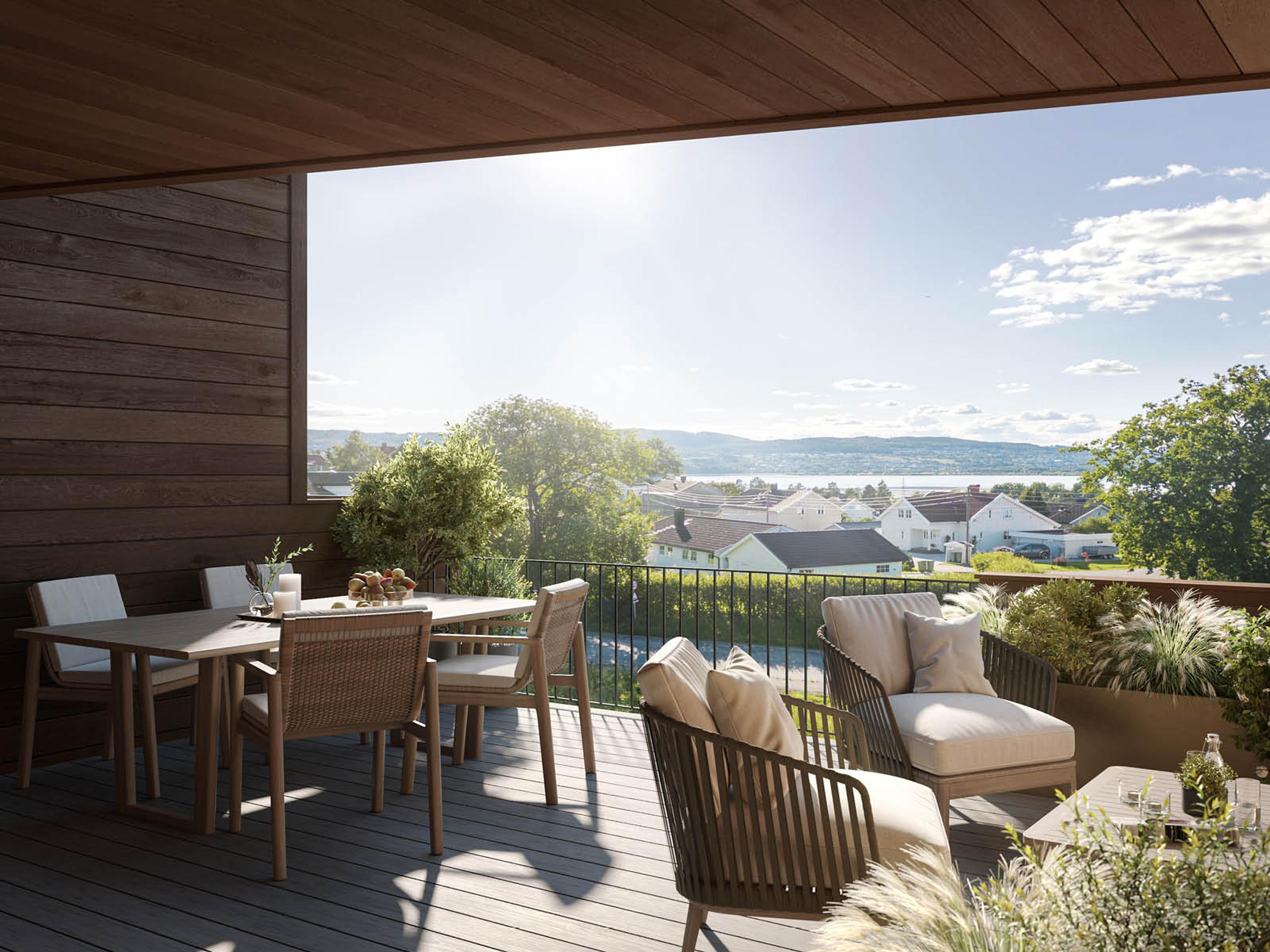 Hovinåsen - Nye rekkehus i Fetsund