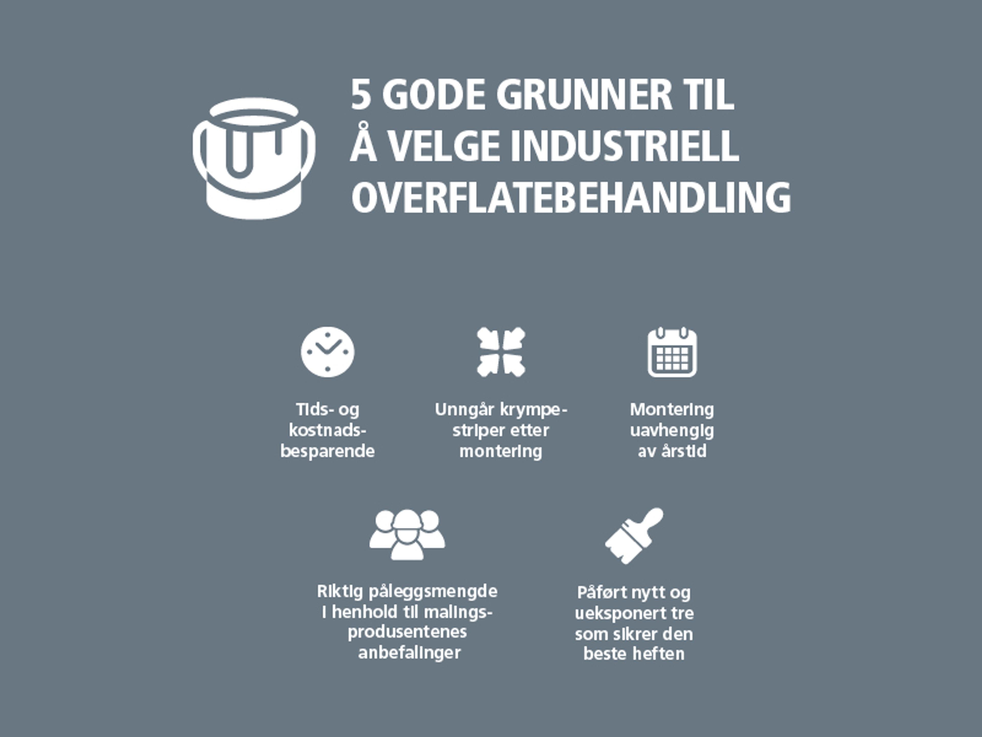 5 gode grunner til å velge industriell overflatebehandling