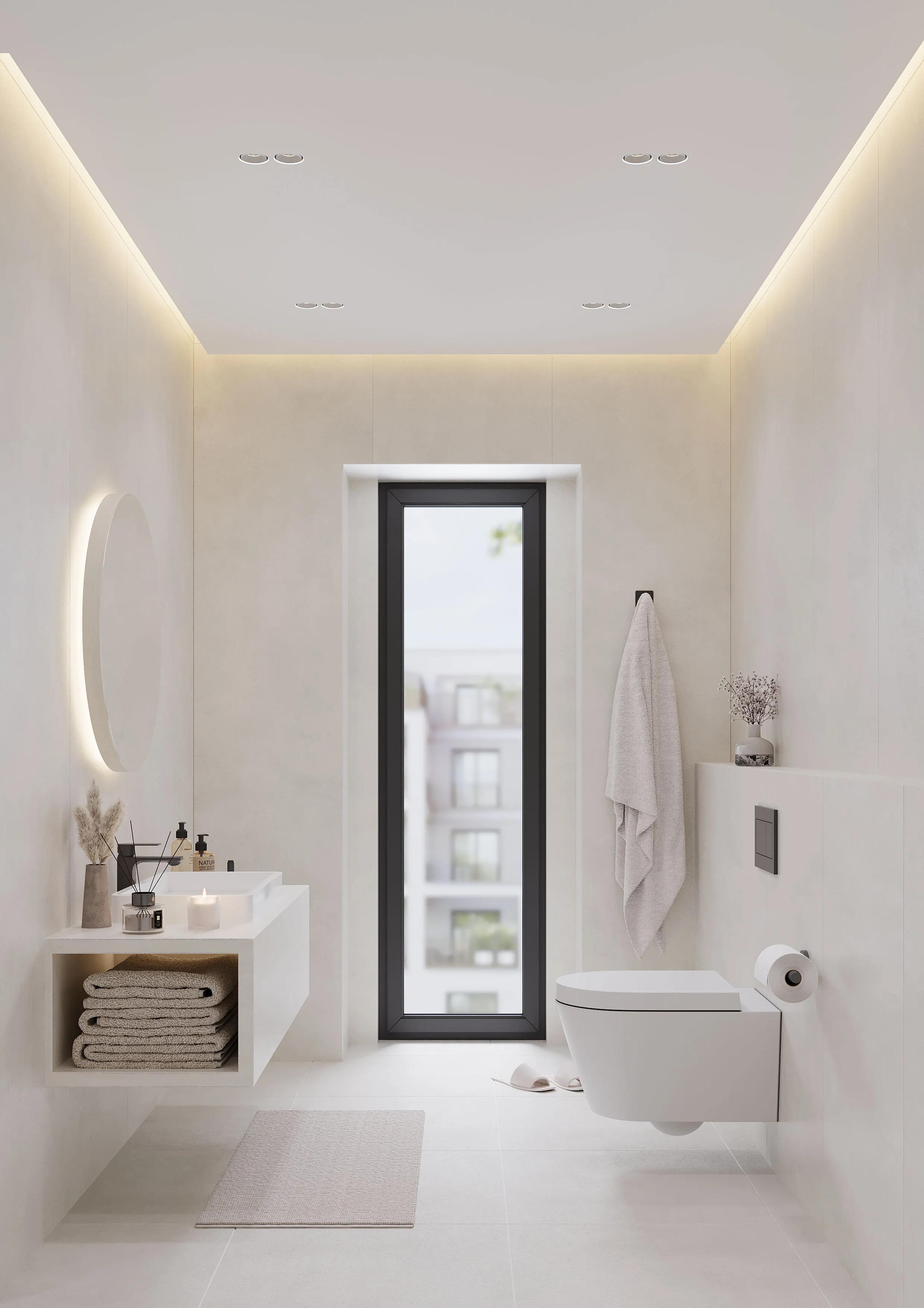 Baderom med Fibo plater