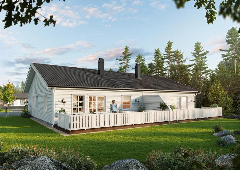 Flotte og gunstige leiligheter i tomannsbolig