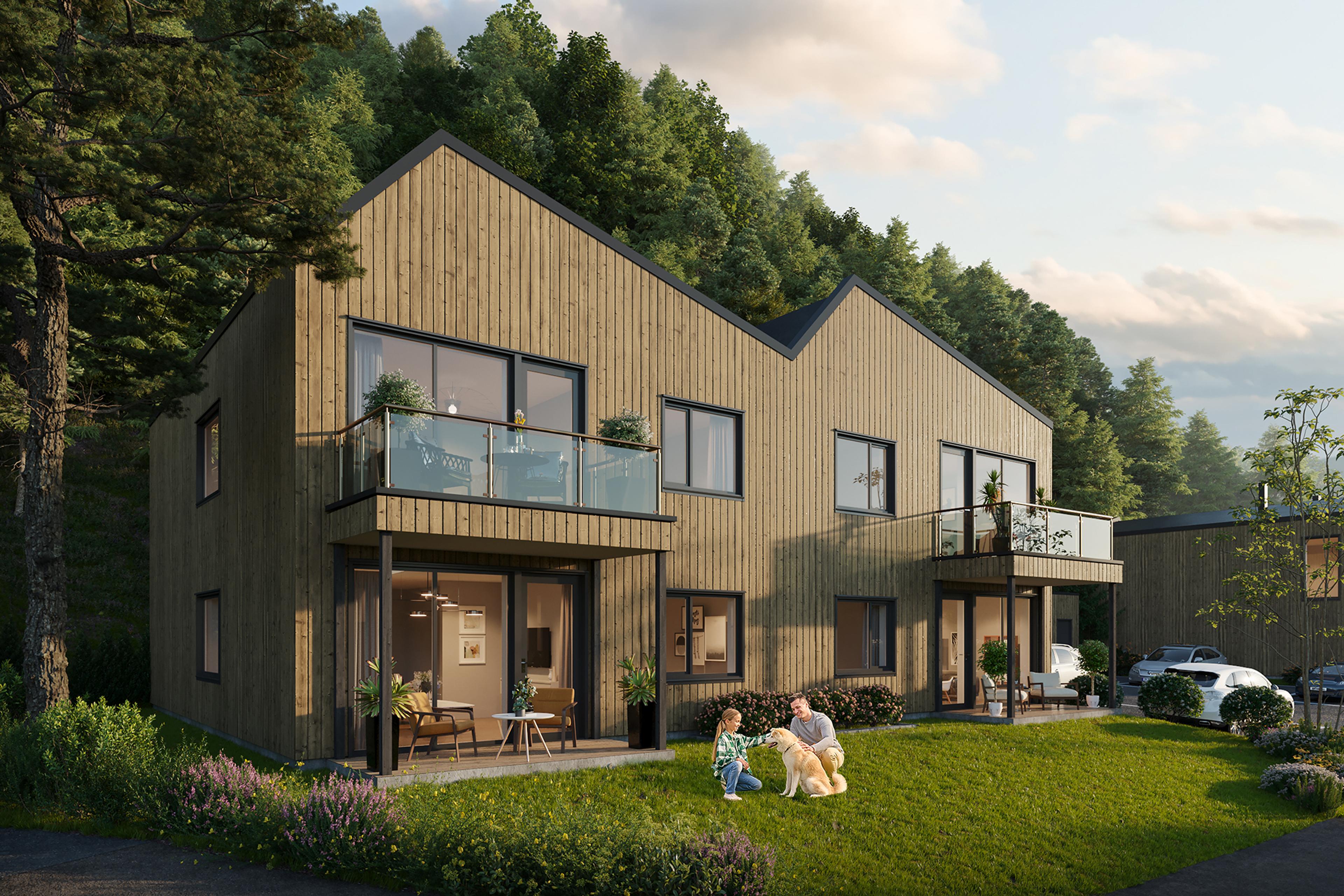 Leilighet i firemannsbolig