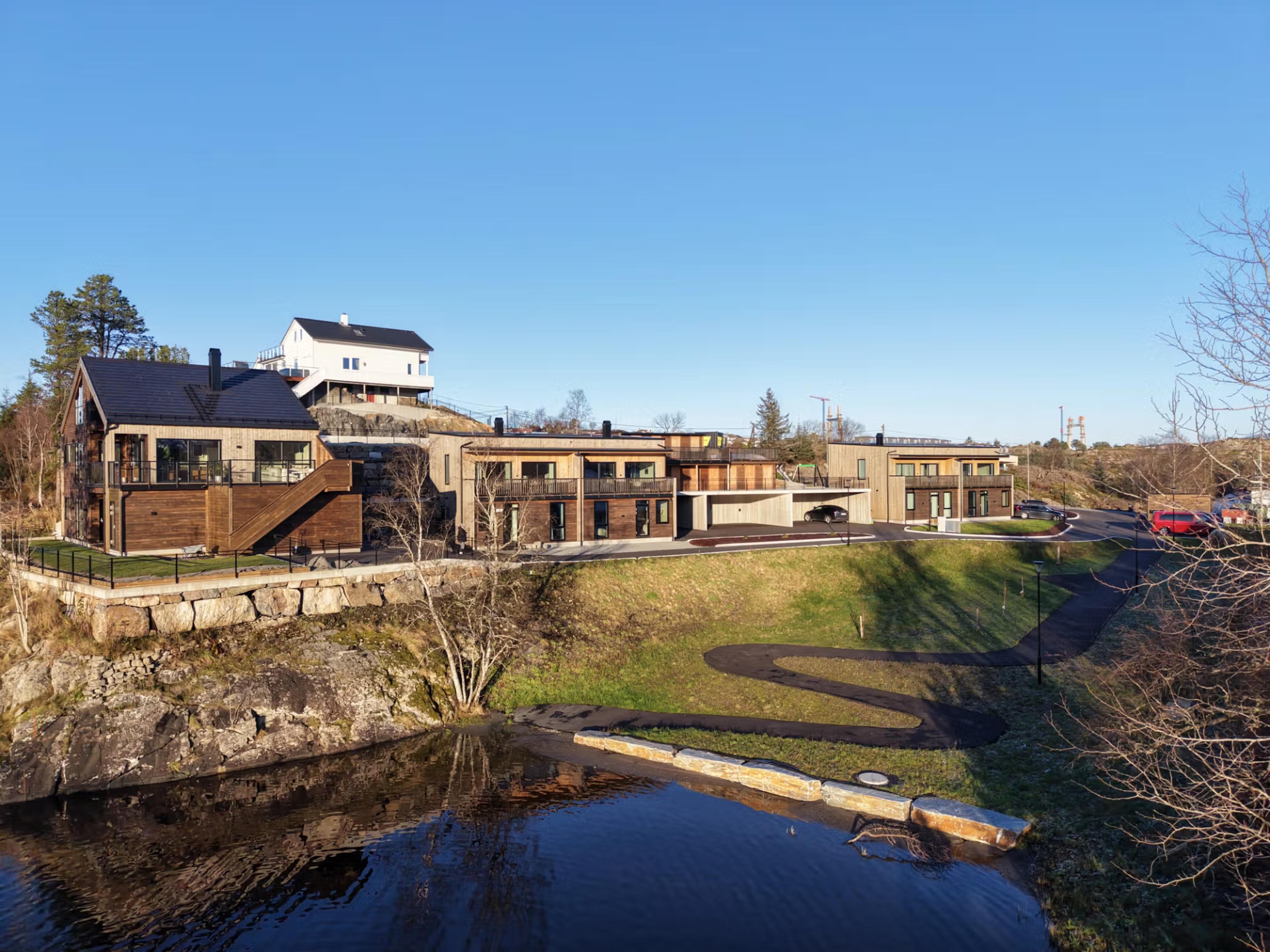 Nytt prosjekt med moderne boliger