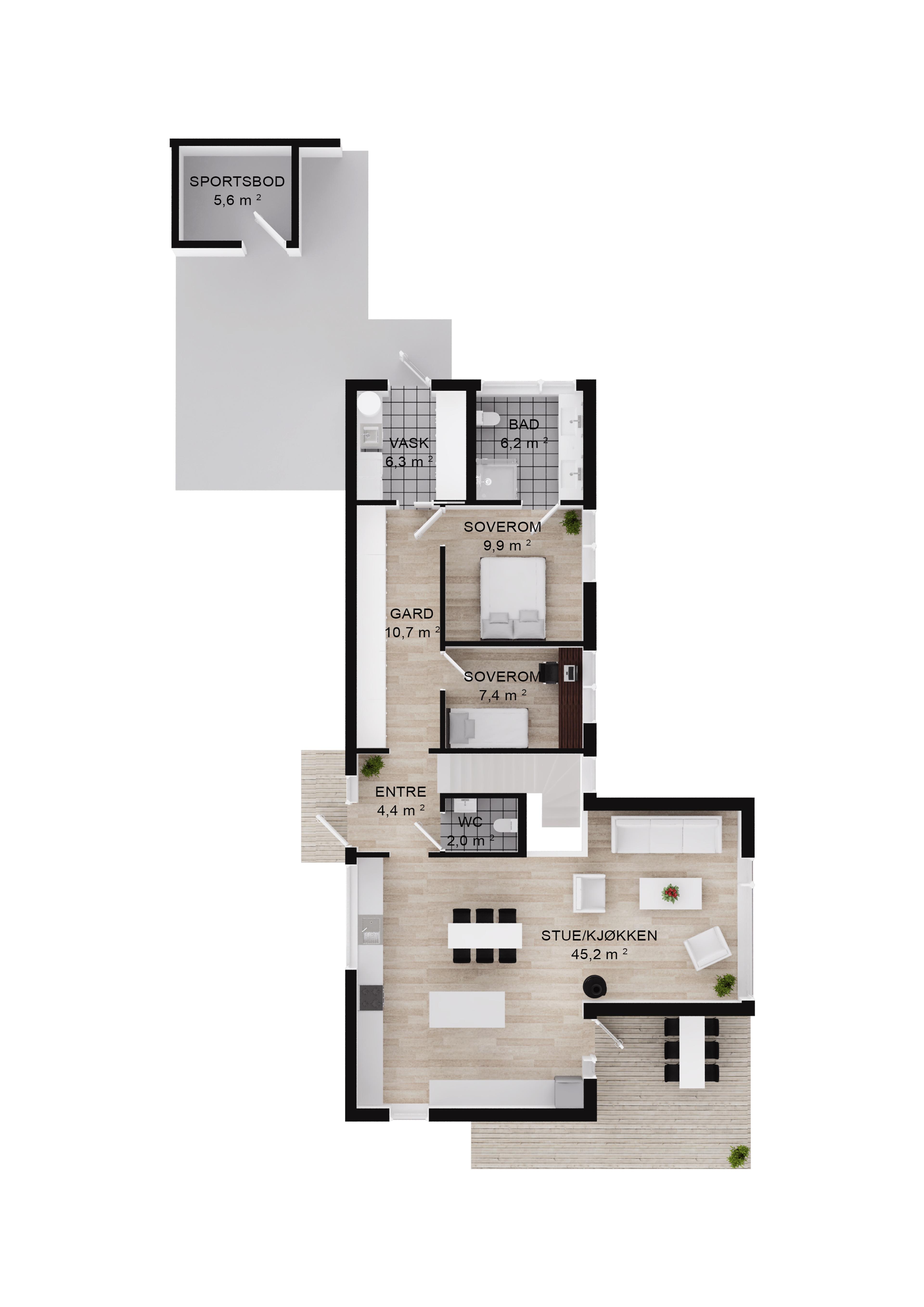 Ryfylke Trelast - Gaupevegen 39 - plan 1