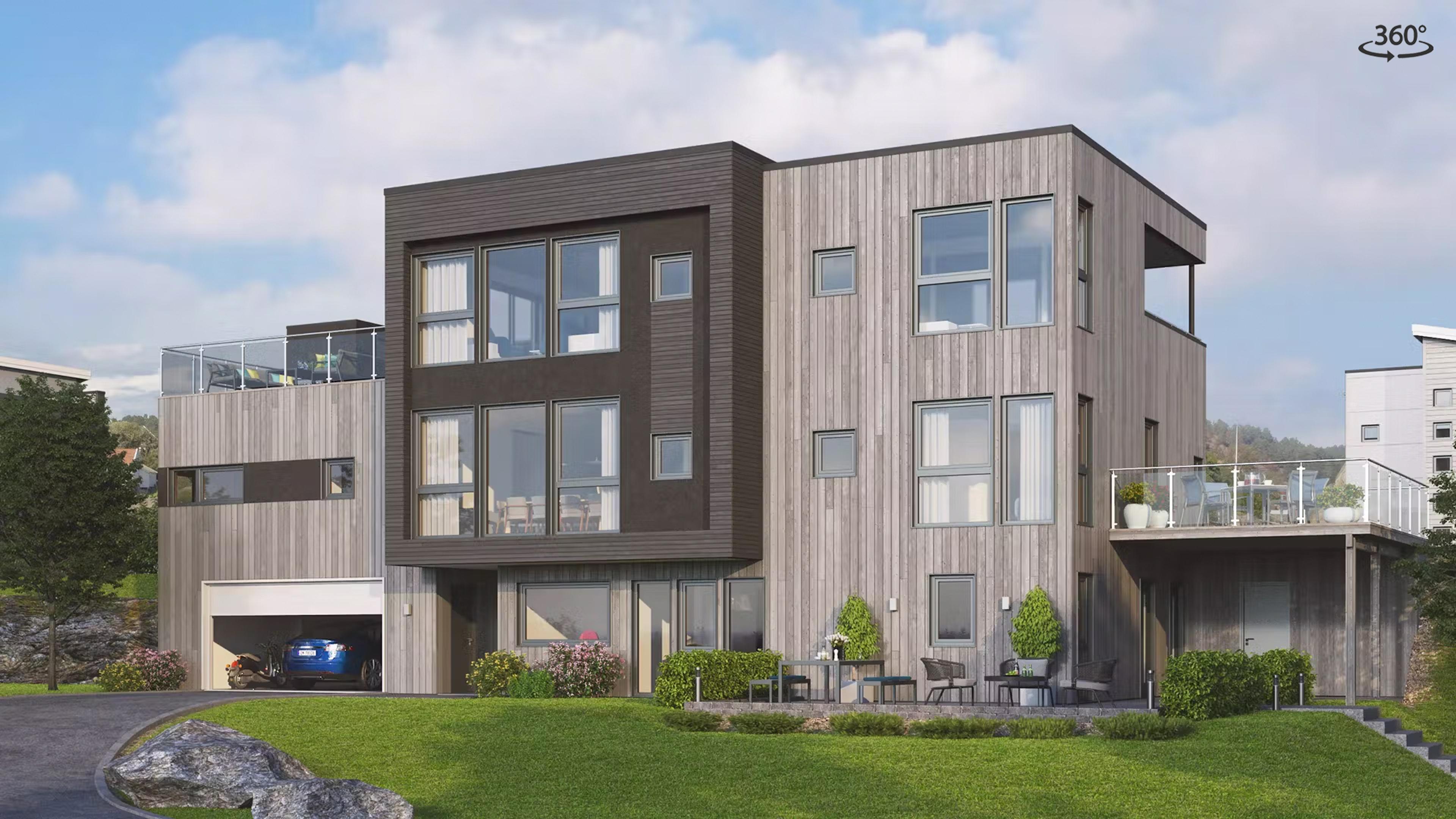 Hovden - Moderne hus med 2 utleiedeler