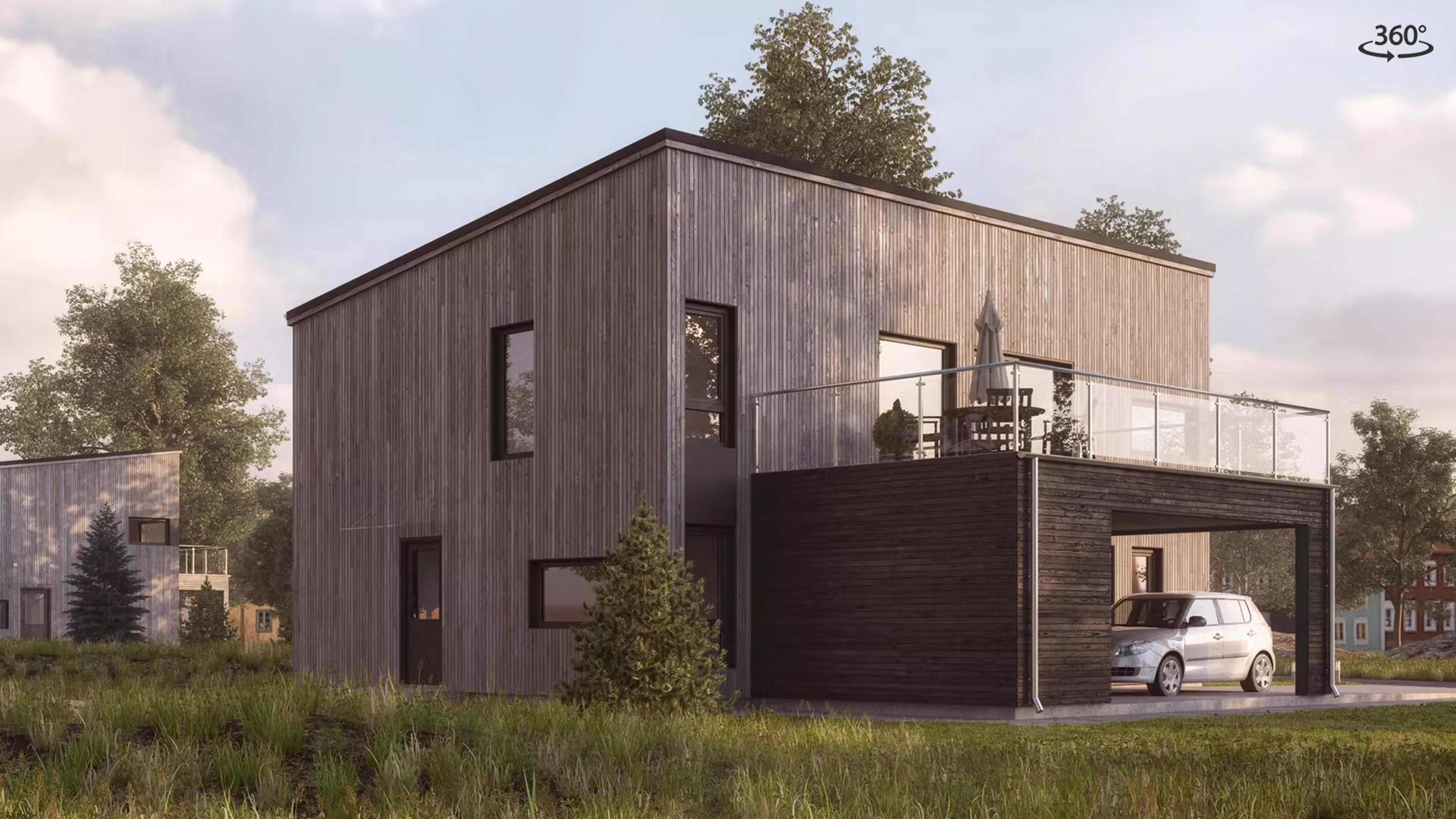 Hitra - Moderne hus med utleiedel