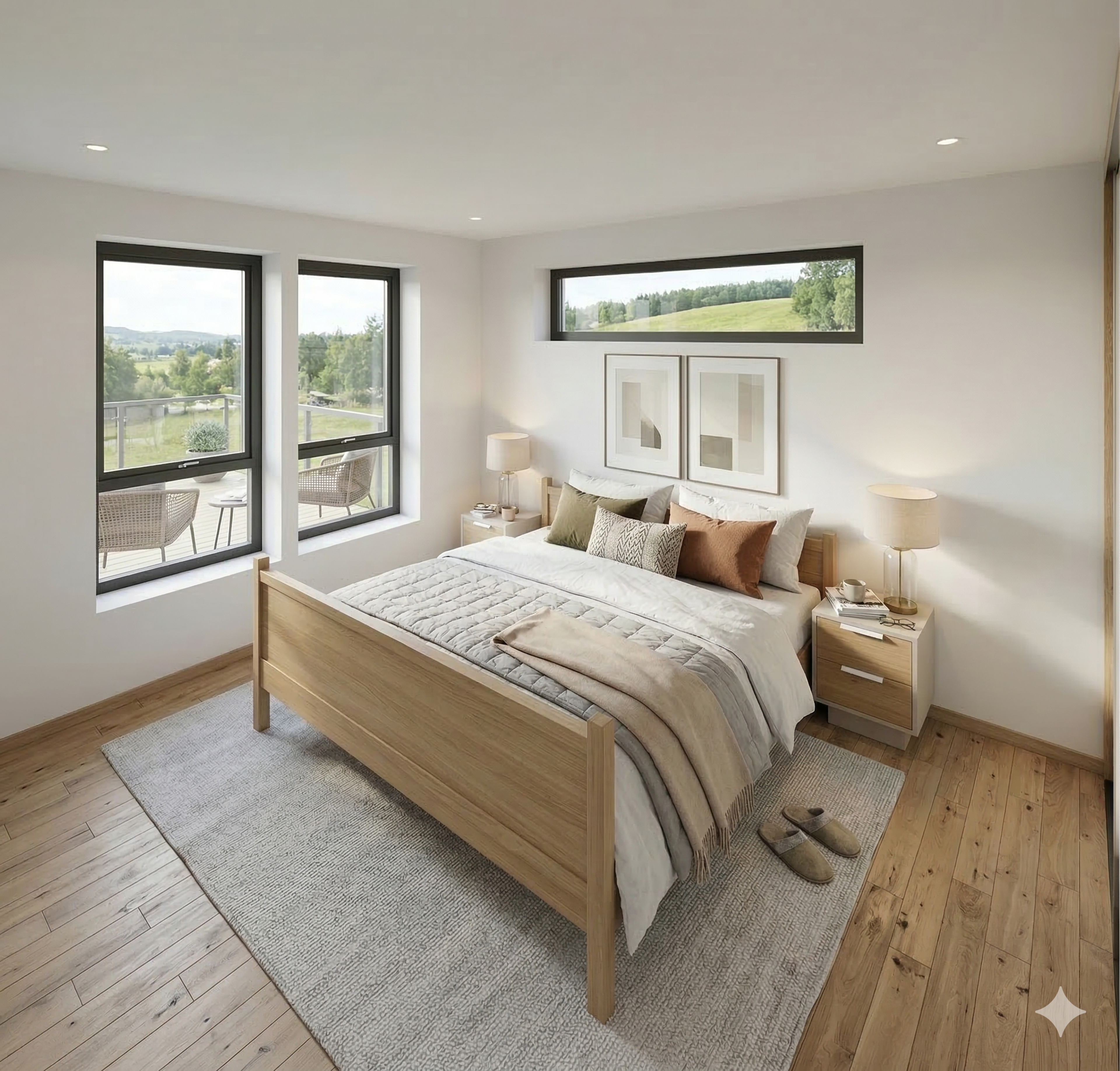 Illustrasjonsfoto - Hovedsoverom i hovedetasjen 