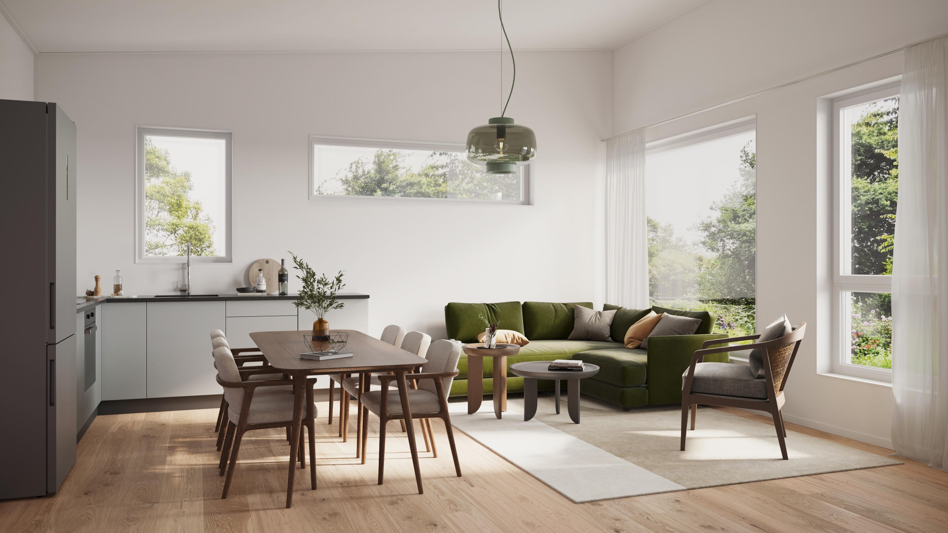 Stue og kjøkken Ragnarrud 51 Krokane