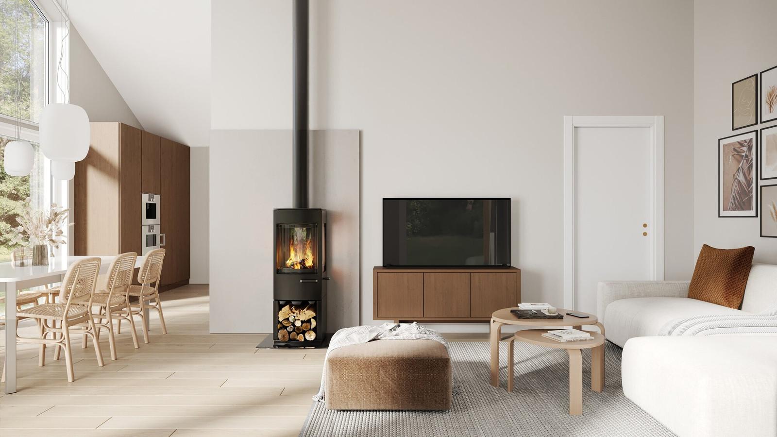 Lyst og moderne i eneboligen Spire fra Systemhus