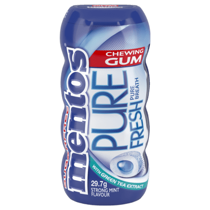 Mentos Pure Fresh Gum Fresh Mint Pocket Bottle | Mentos Malaysia