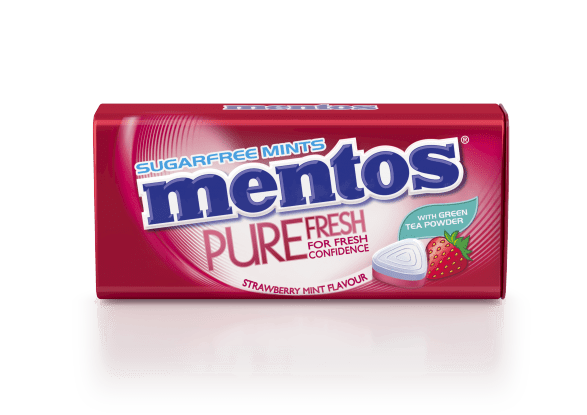 Mentos Pure Fresh - Strawberry Mint Tin